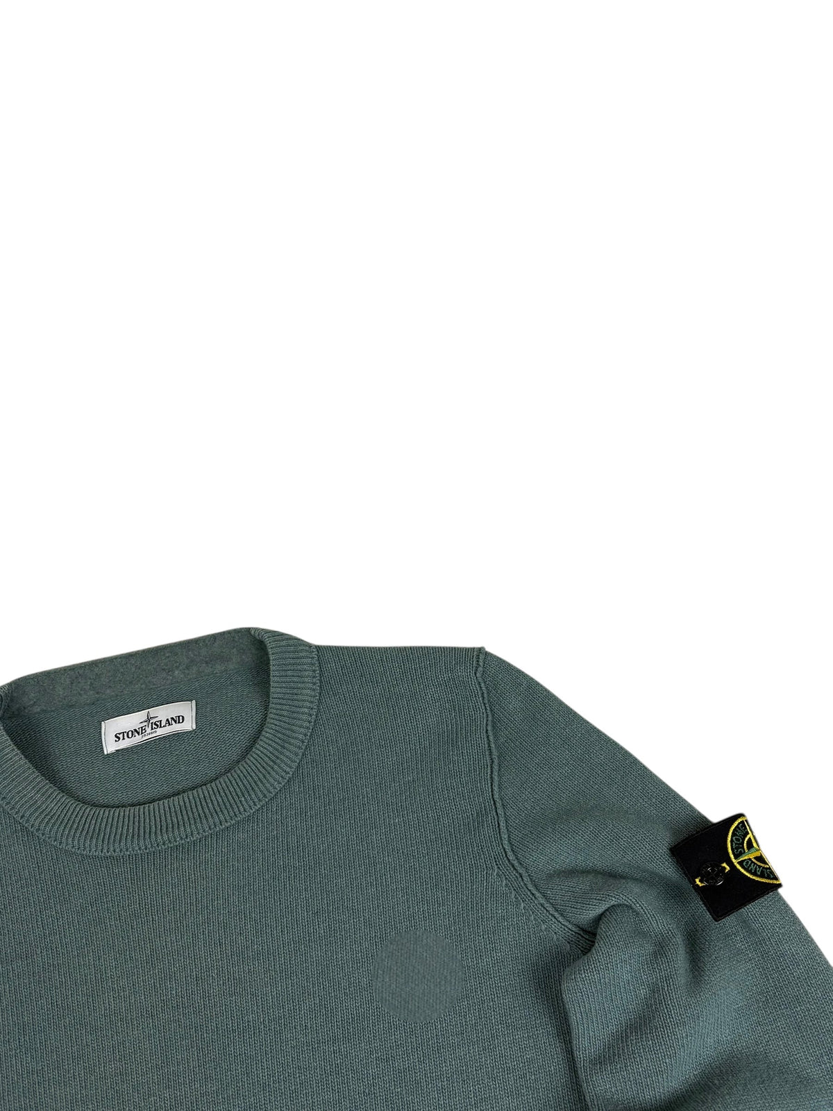 Pull Stone Island émeraude taille L - Vue de dos