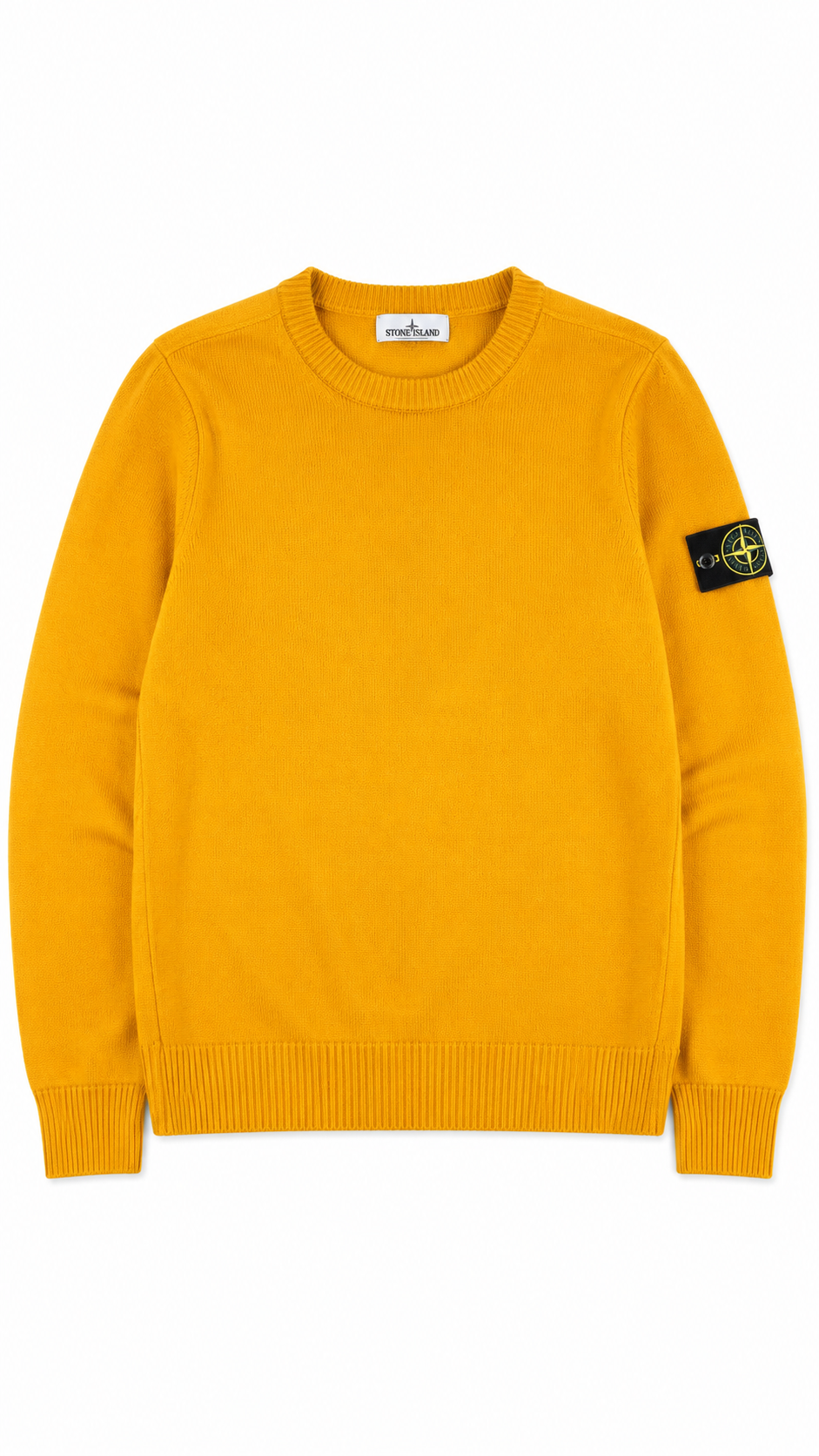 Stone Island wool jumper, orange, size S, pre-owned, authenticated by NB08 — view 1
