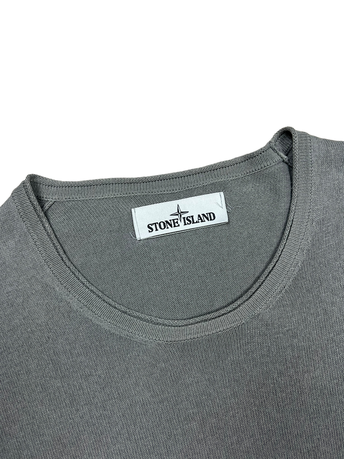 Pull Stone Island gris taille M - Détail