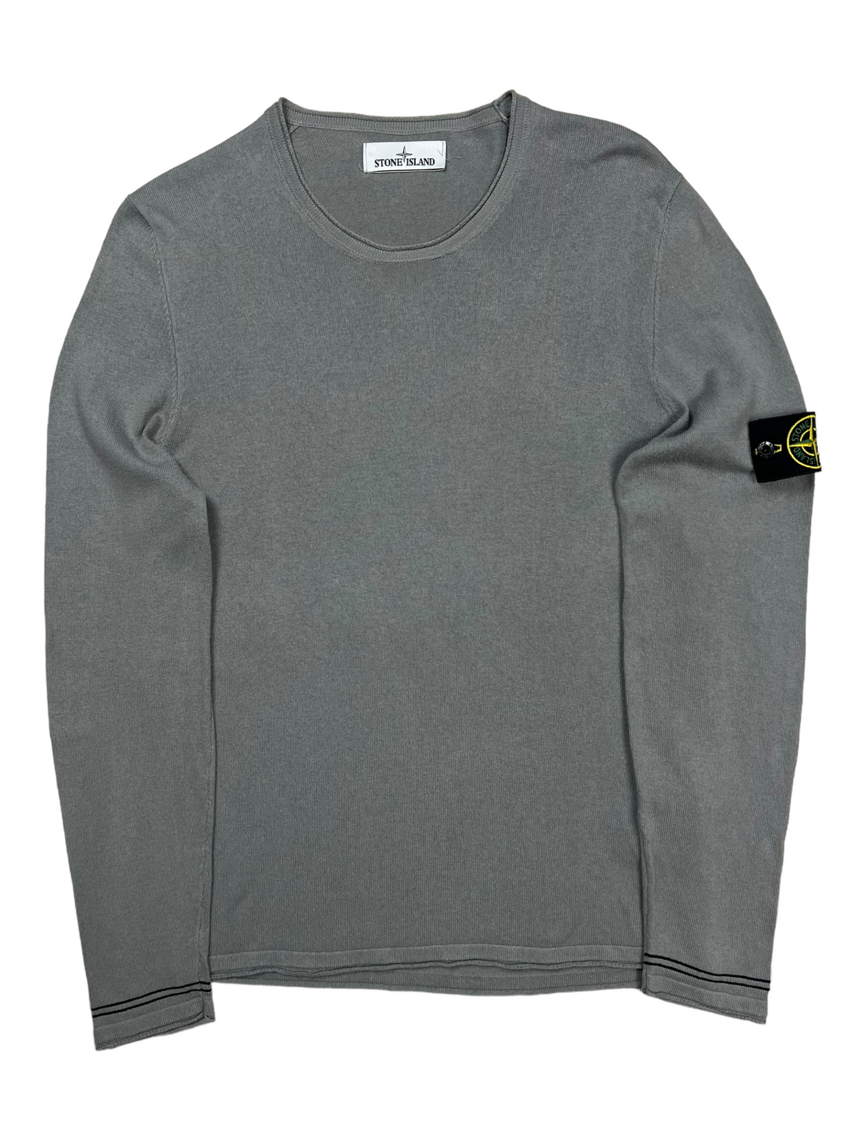 Pull Stone Island gris taille M - Vue de face