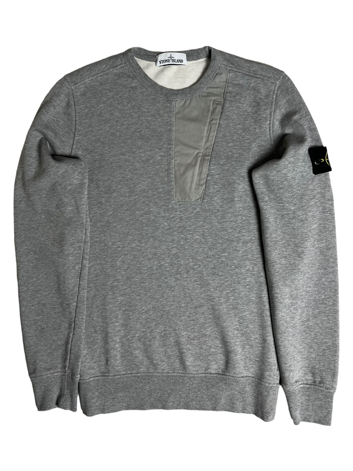 Pull Stone Island gris taille S - Vue de face