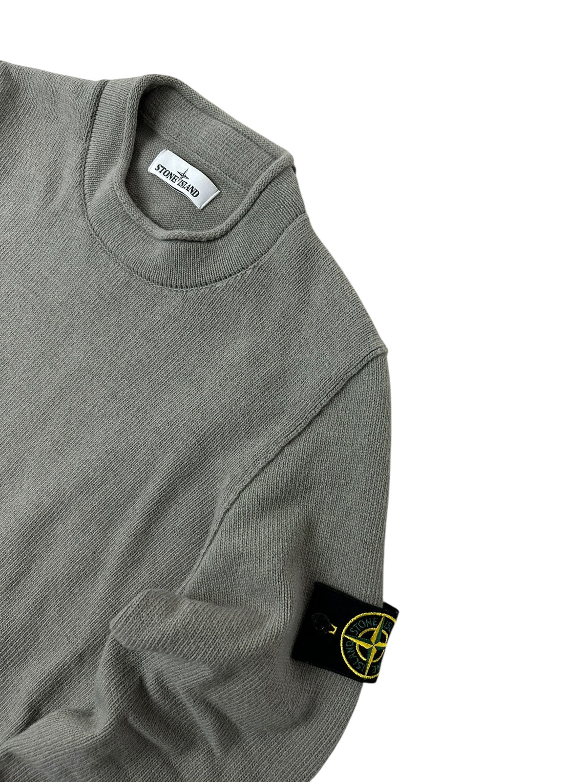 Pull Stone Island kaki taille M - Vue de dos