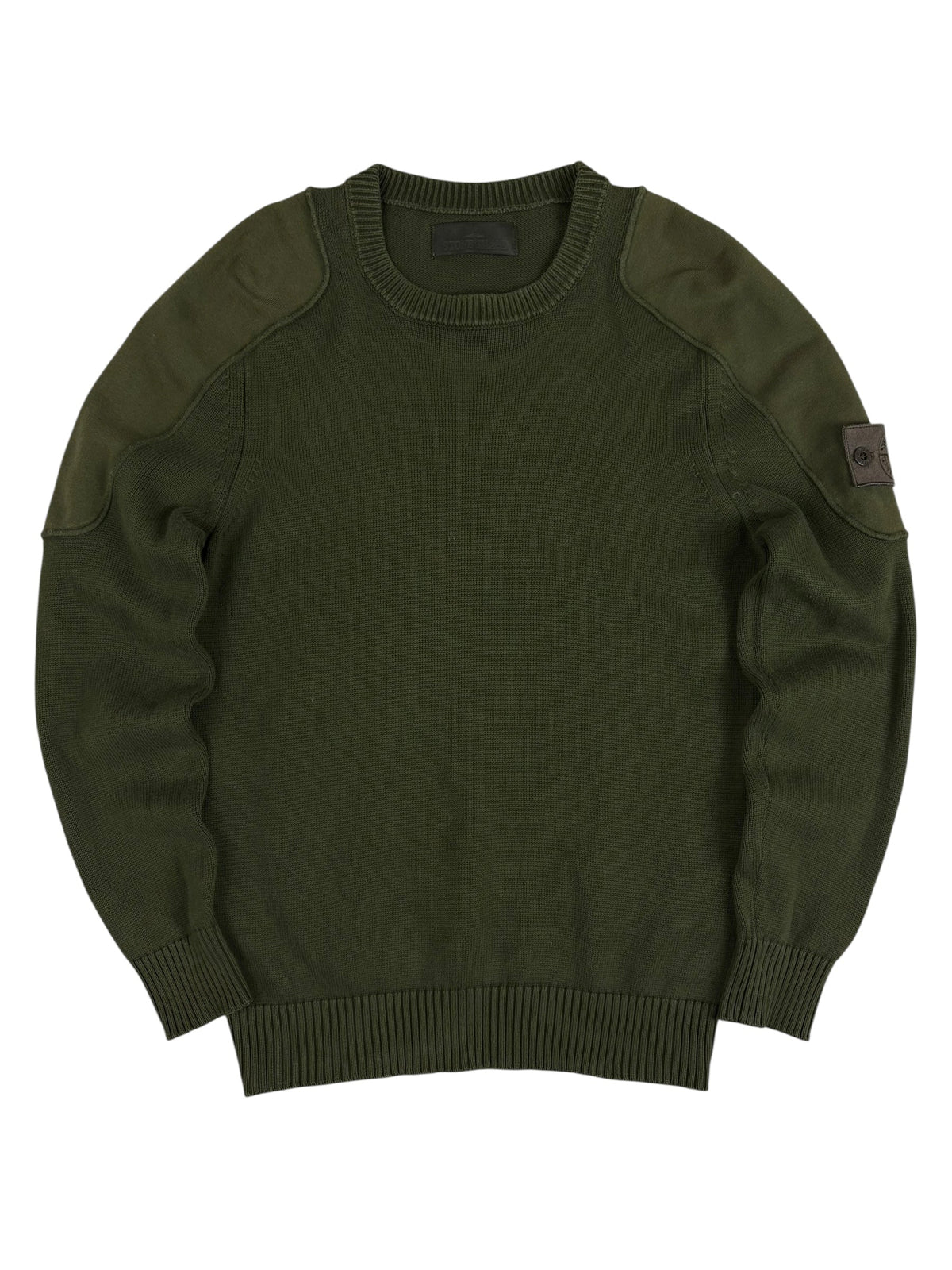 Pull Stone Island kaki taille S - Vue de face
