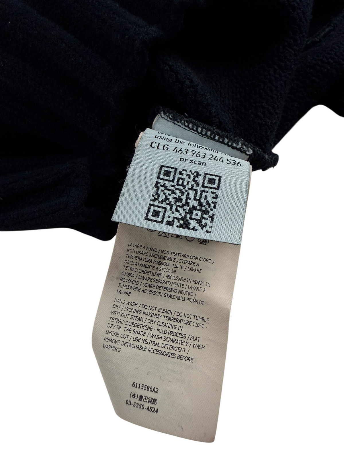 Pull Stone Island marine taille S - Détail