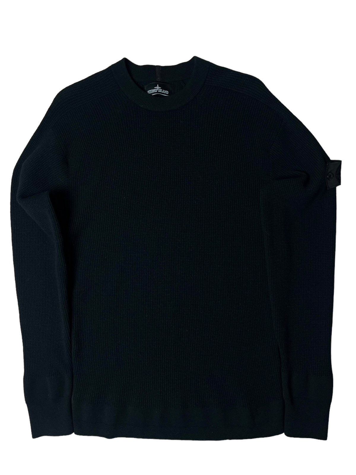 Pull Stone Island noir taille L - Vue de face