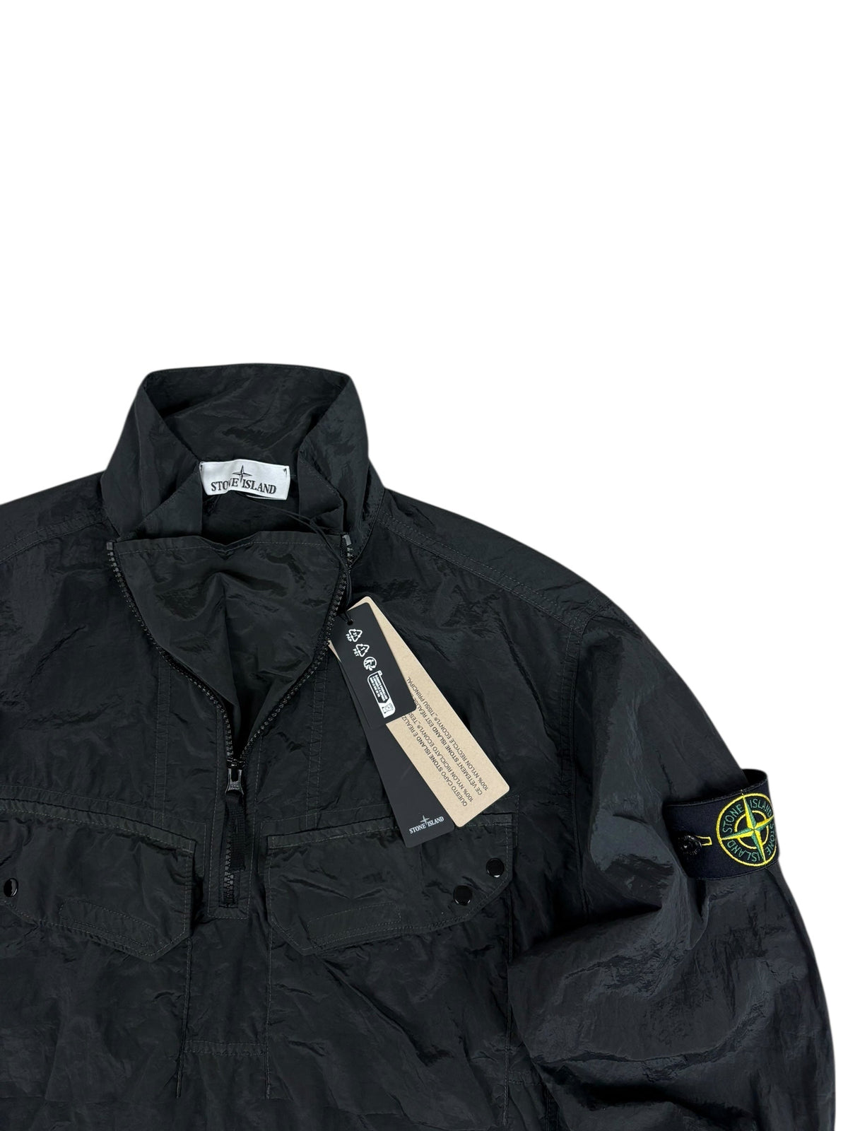 Pull Stone Island noir taille S - Vue de dos