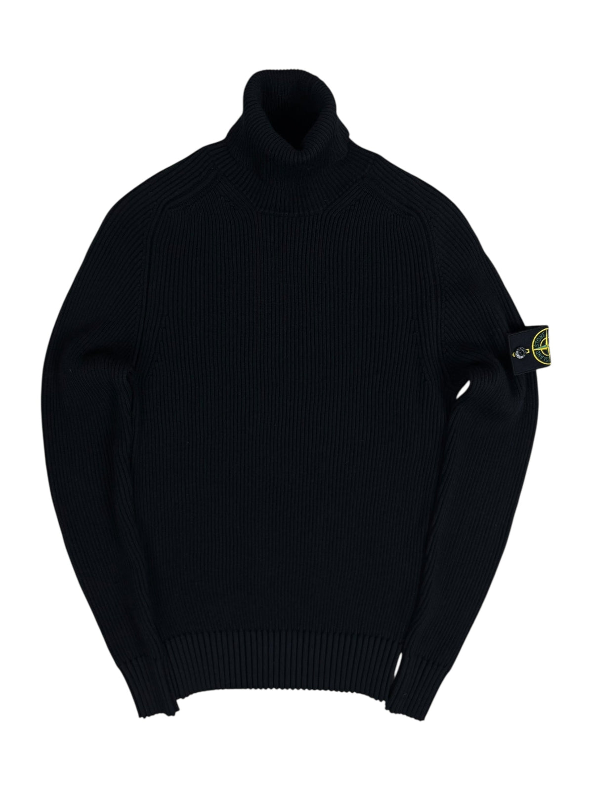 Pull Stone Island noir taille S - Vue de face