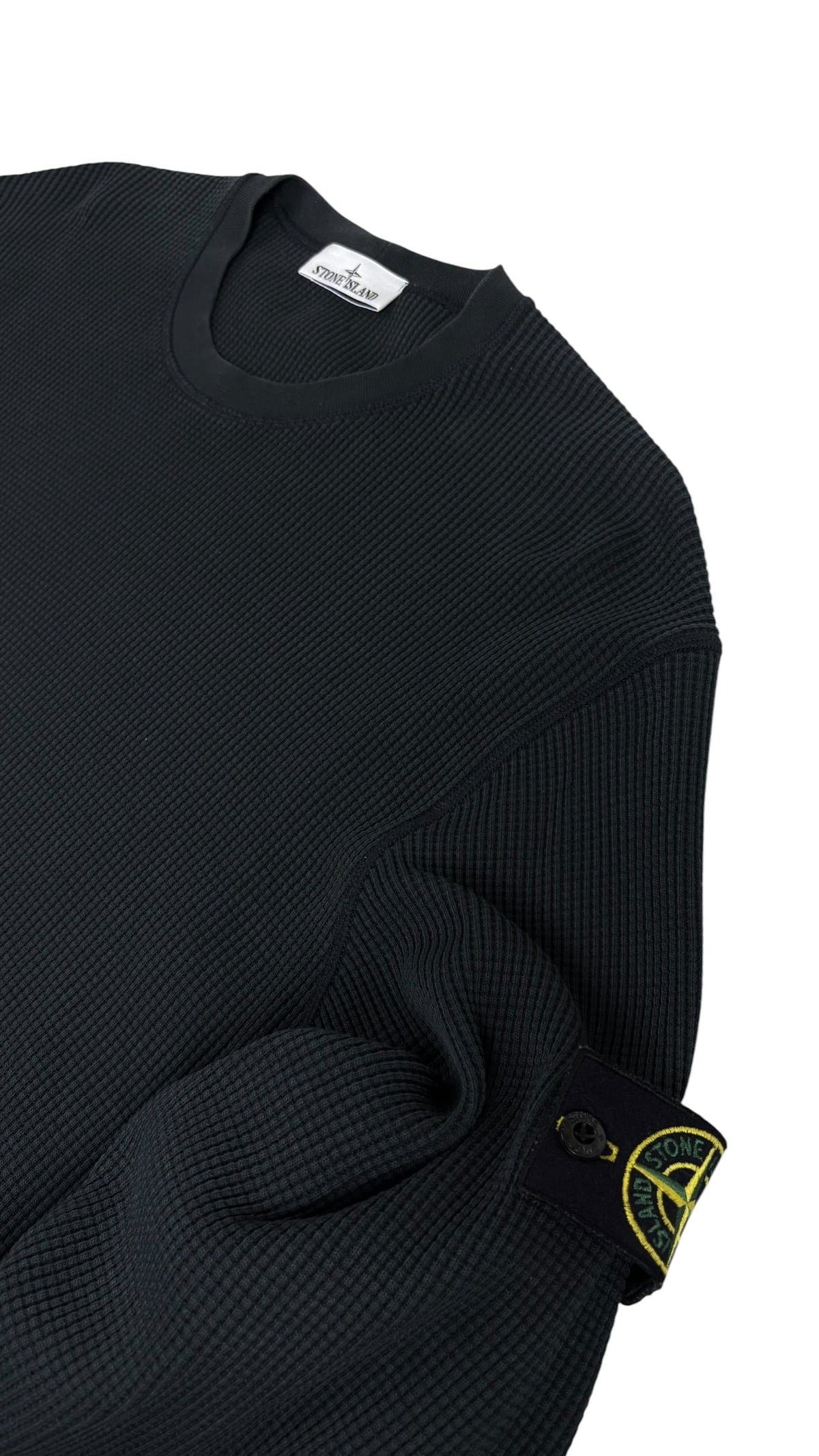 Pull Stone Island noir taille XXL - Vue de dos