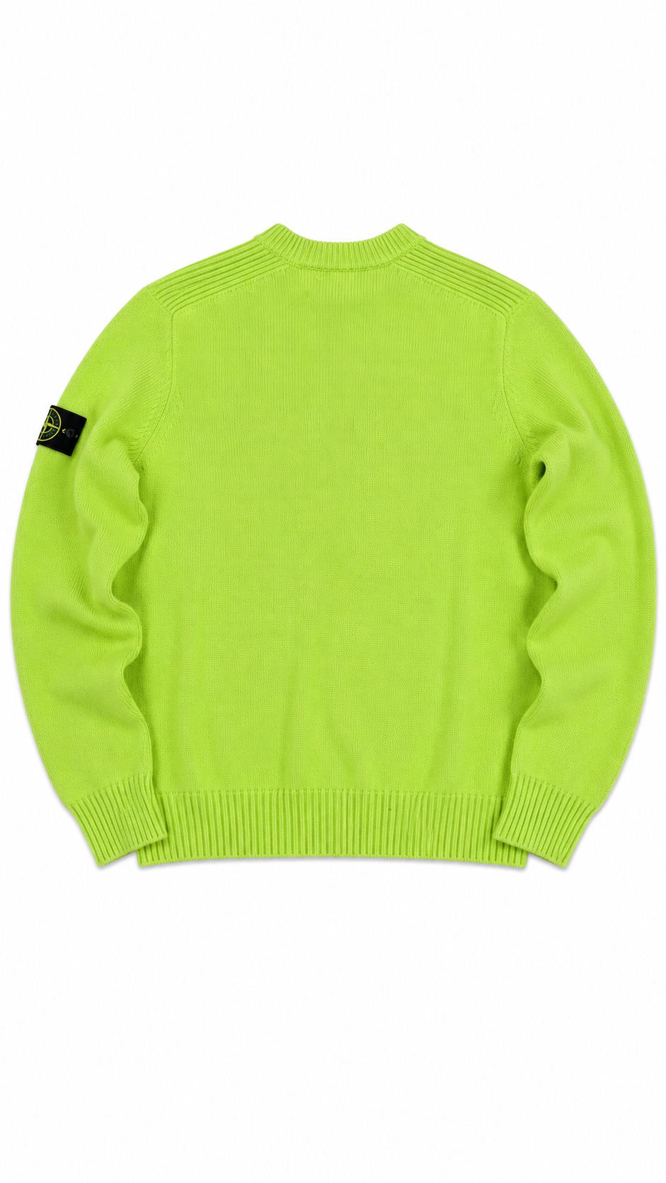Pull Stone Island vert taille S, seconde main authentifiée — vue 2