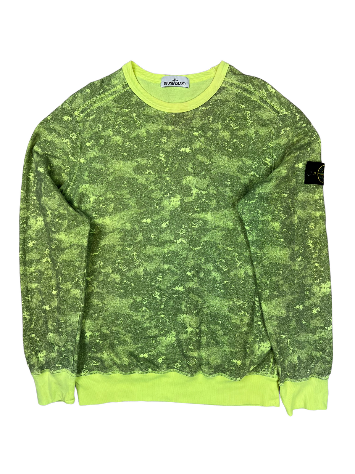 Pull Stone Island vert taille XL - Vue de face