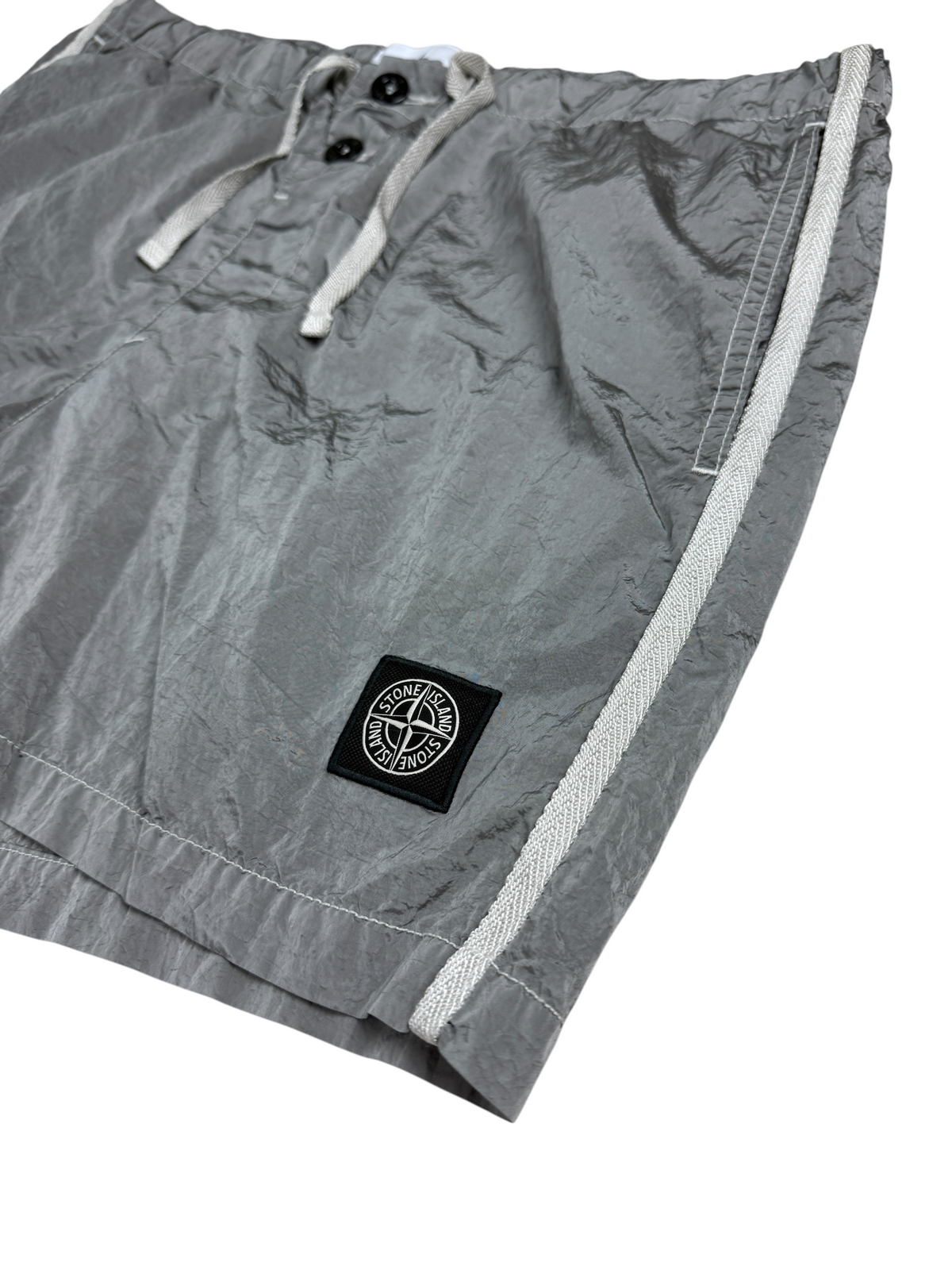 Short Stone Island gris taille M - Vue de dos