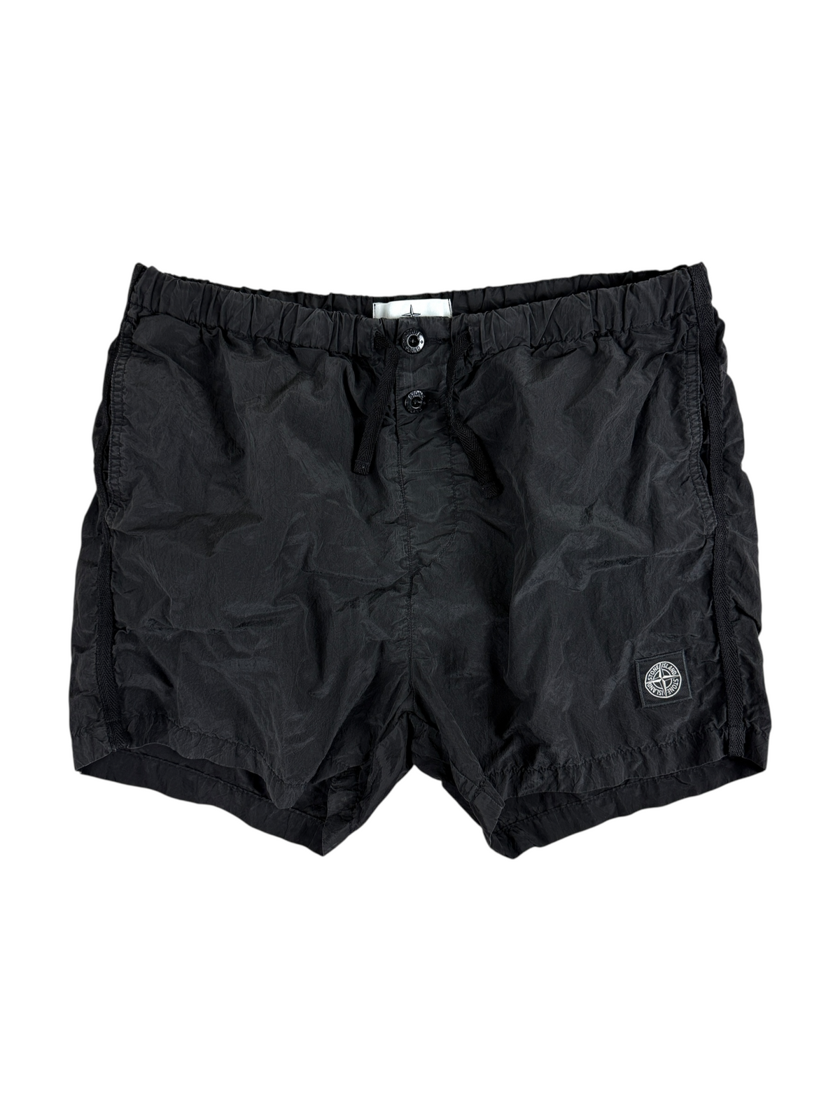 Short Stone Island noir taille M - Vue de face