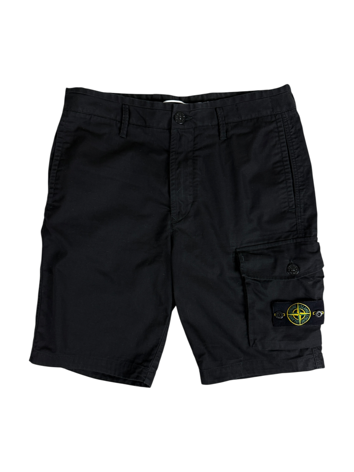 Short Stone Island noir taille W29 - Vue de face