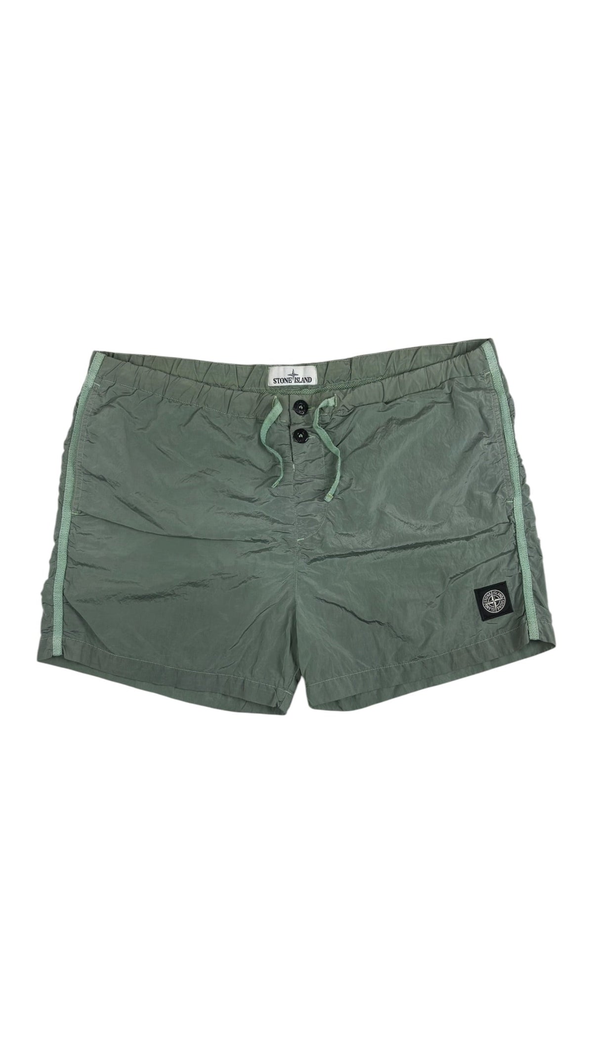 Short Stone Island vert taille L - Vue de face