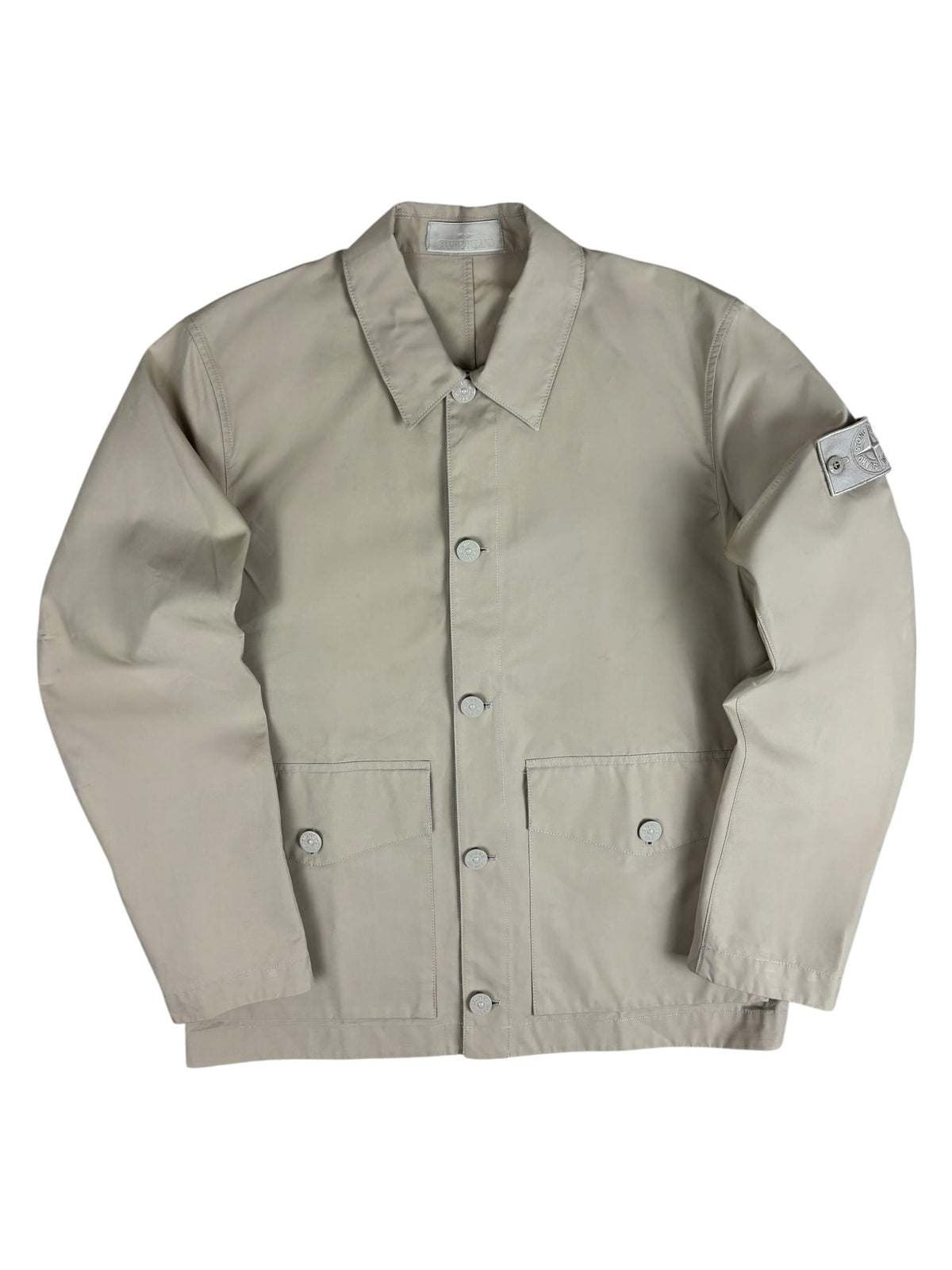 Surchemise Stone Island crème taille M - Vue de face