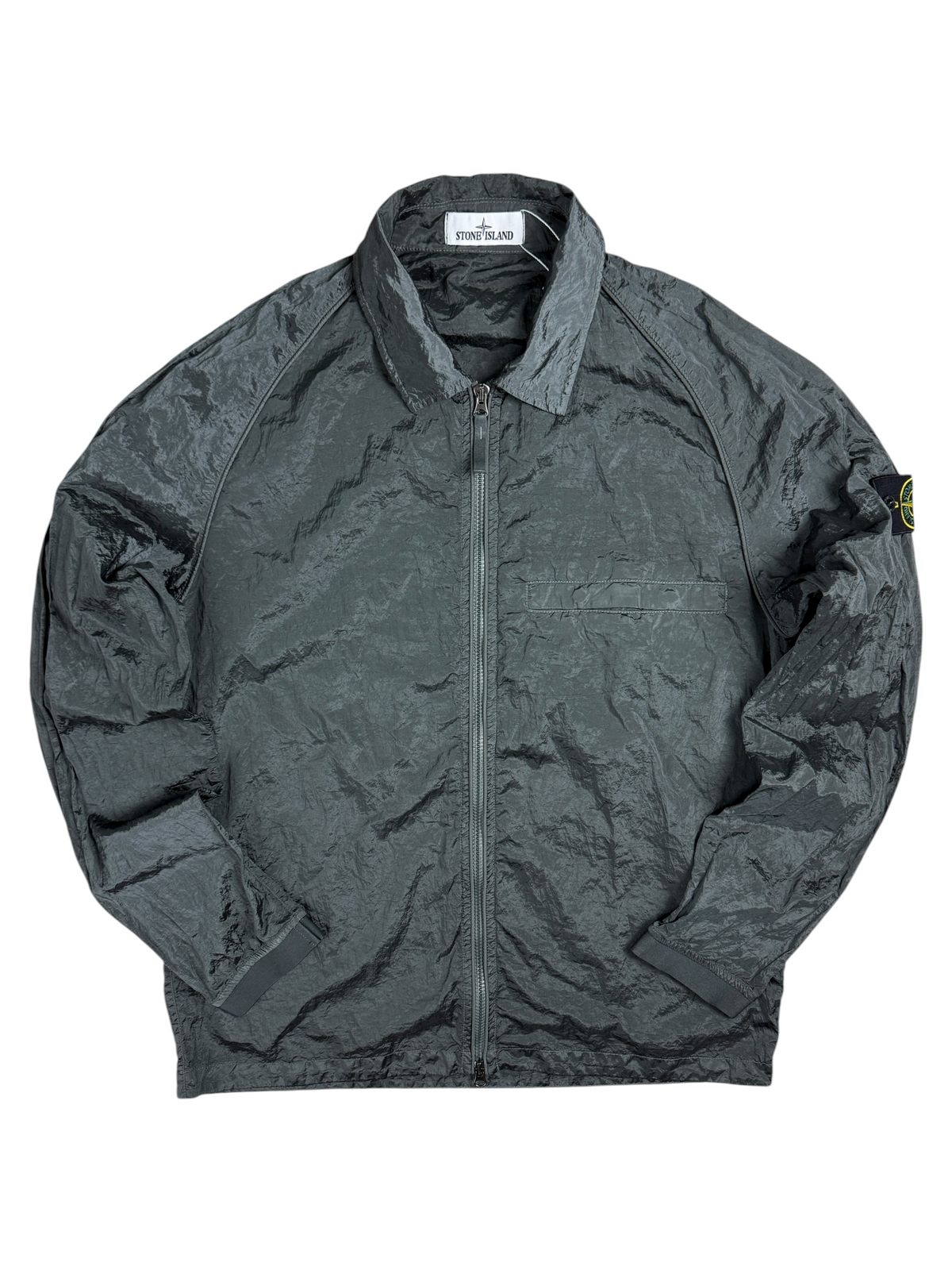 Surchemise Stone Island gris taille L - Vue de face