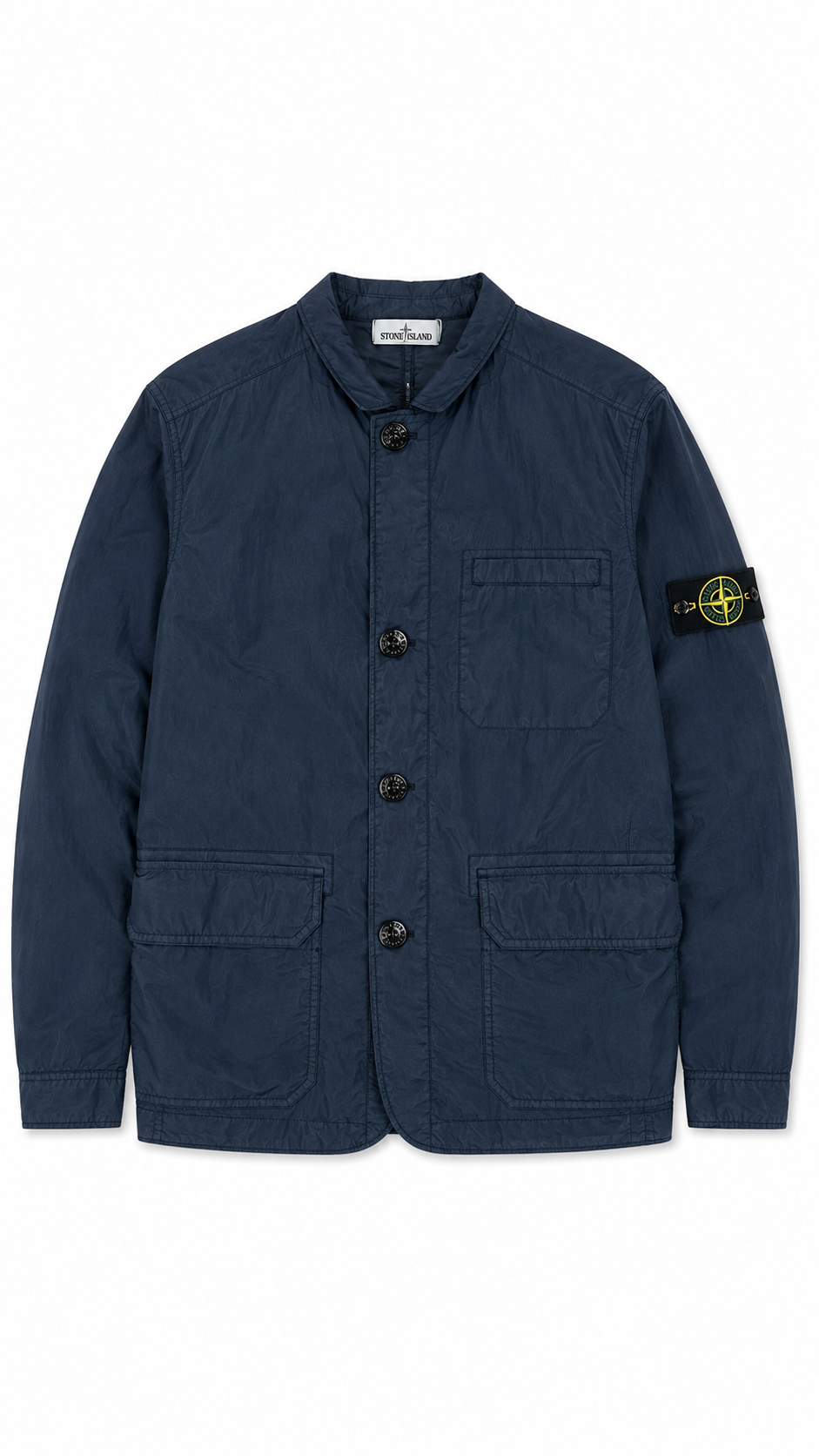 Surchemise Stone Island Mussola Watro marine taille M, seconde main authentifiée NB08 — vue 1