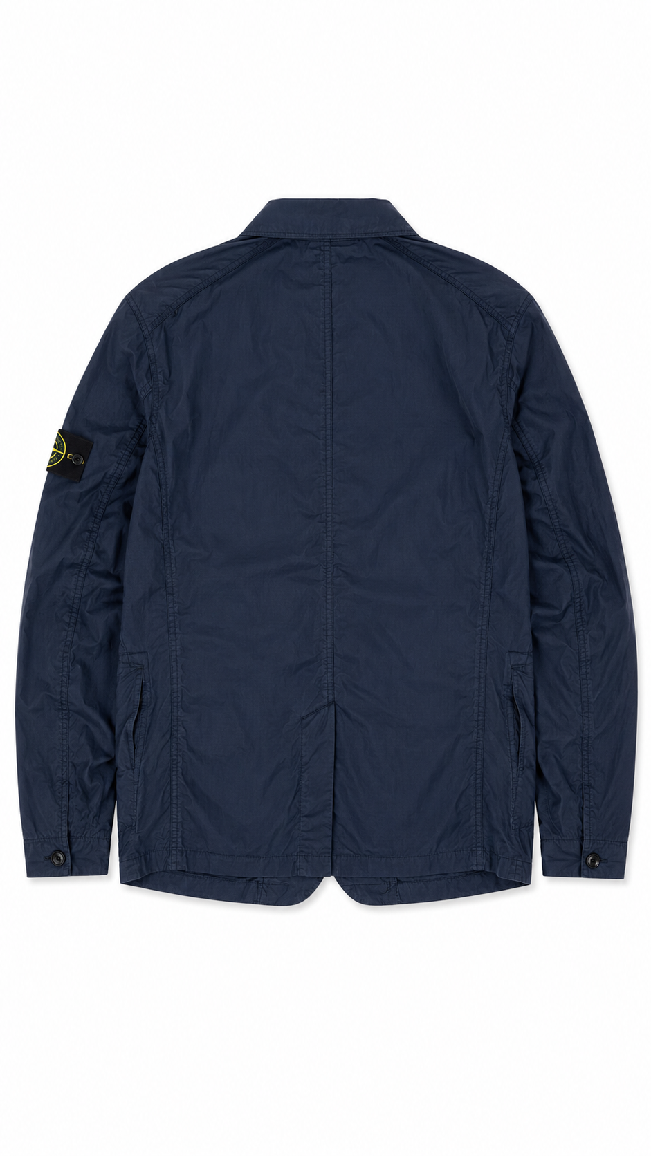 Surchemise Stone Island Mussola Watro marine, vue de dos — vue 2