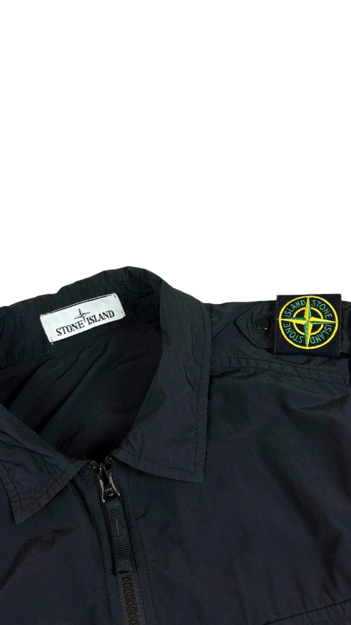 Surchemise Stone Island noir taille L - Vue de dos