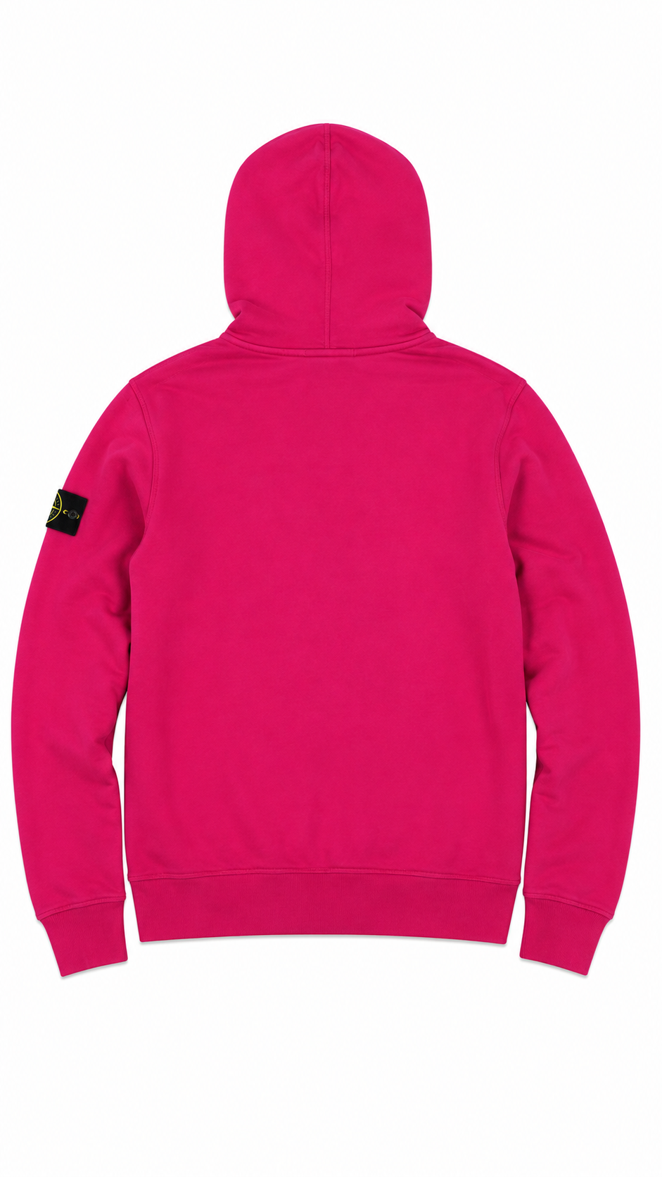 Sweat à Capuche Stone Island rose, vue de dos — vue 2