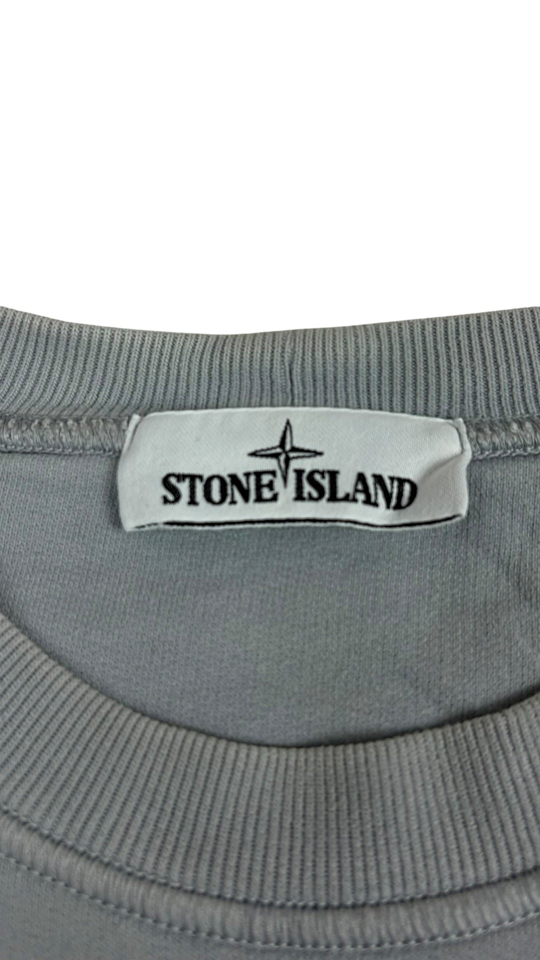 Sweat Stone Island bleu taille L - Détail