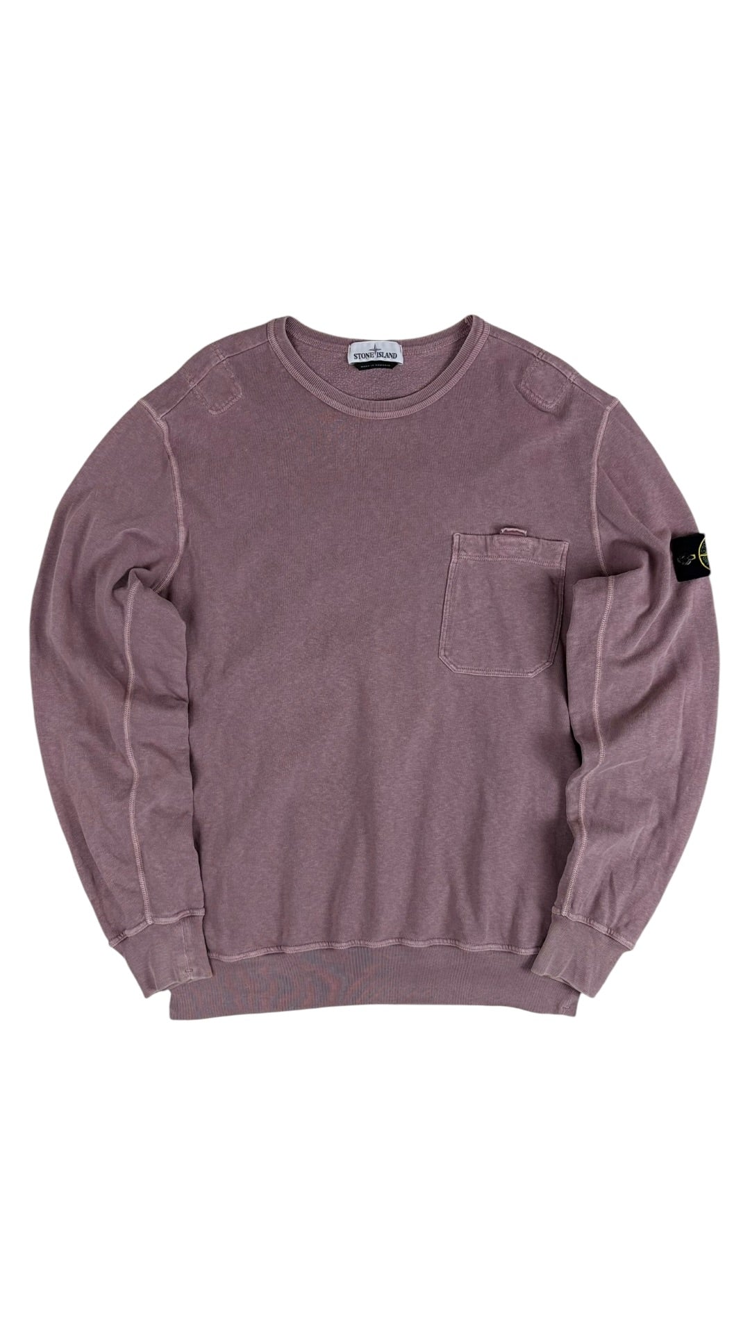 Sweat Stone Island bordeaux taille XXL - Vue de face