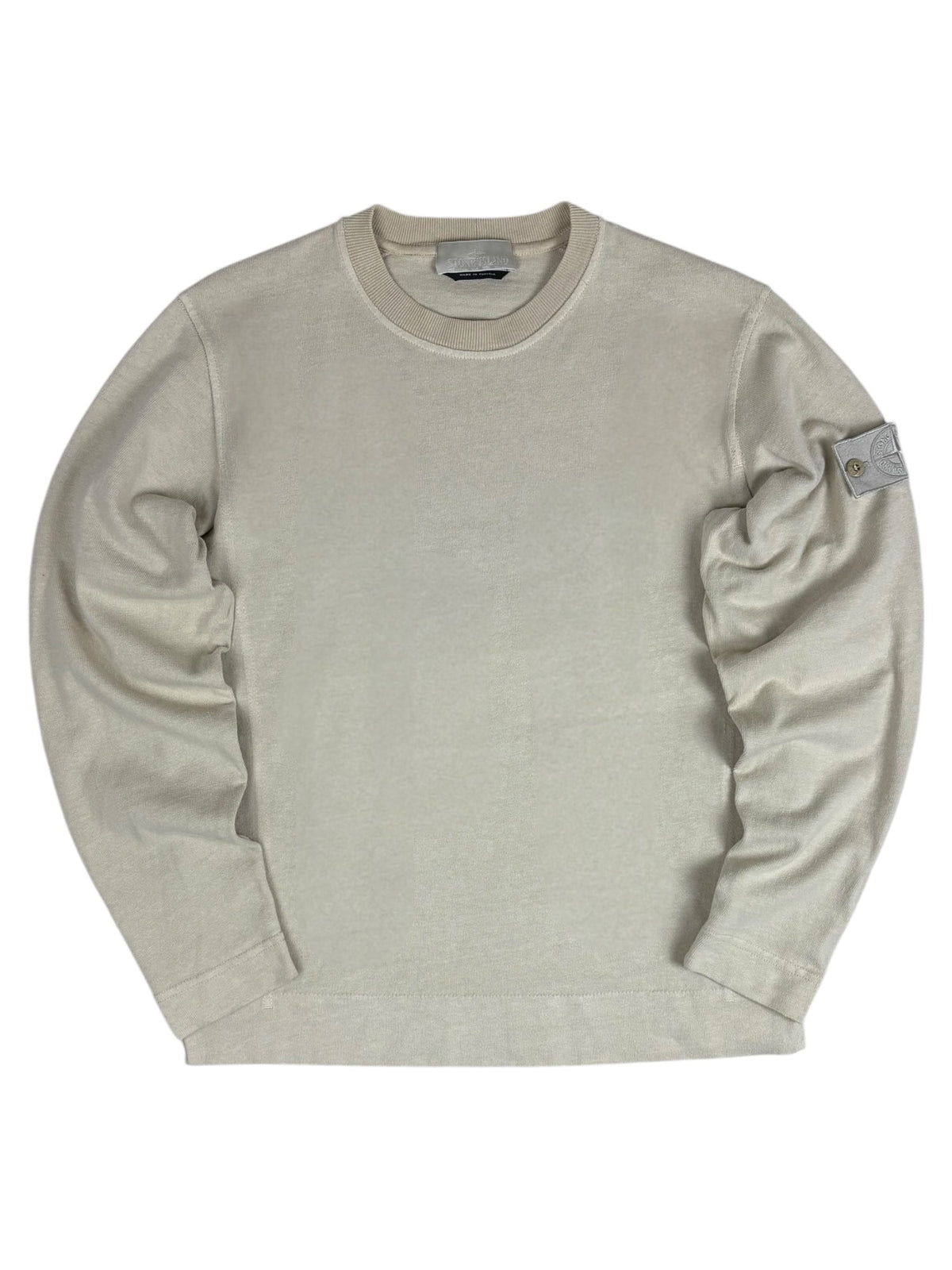 Sweat Stone Island crème taille S - Vue de face
