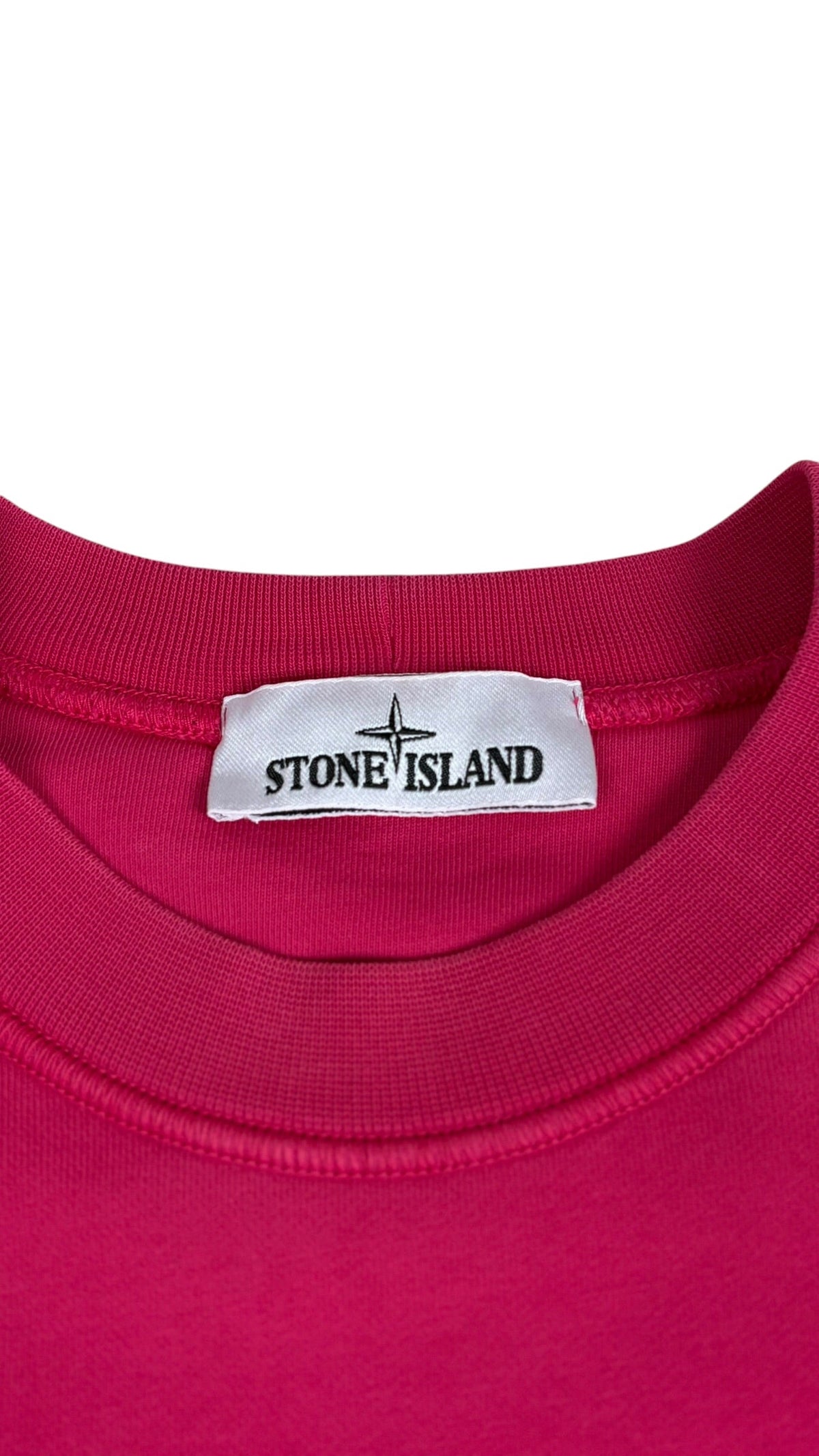 Sweat Stone Island fuchsia taille S - Détail