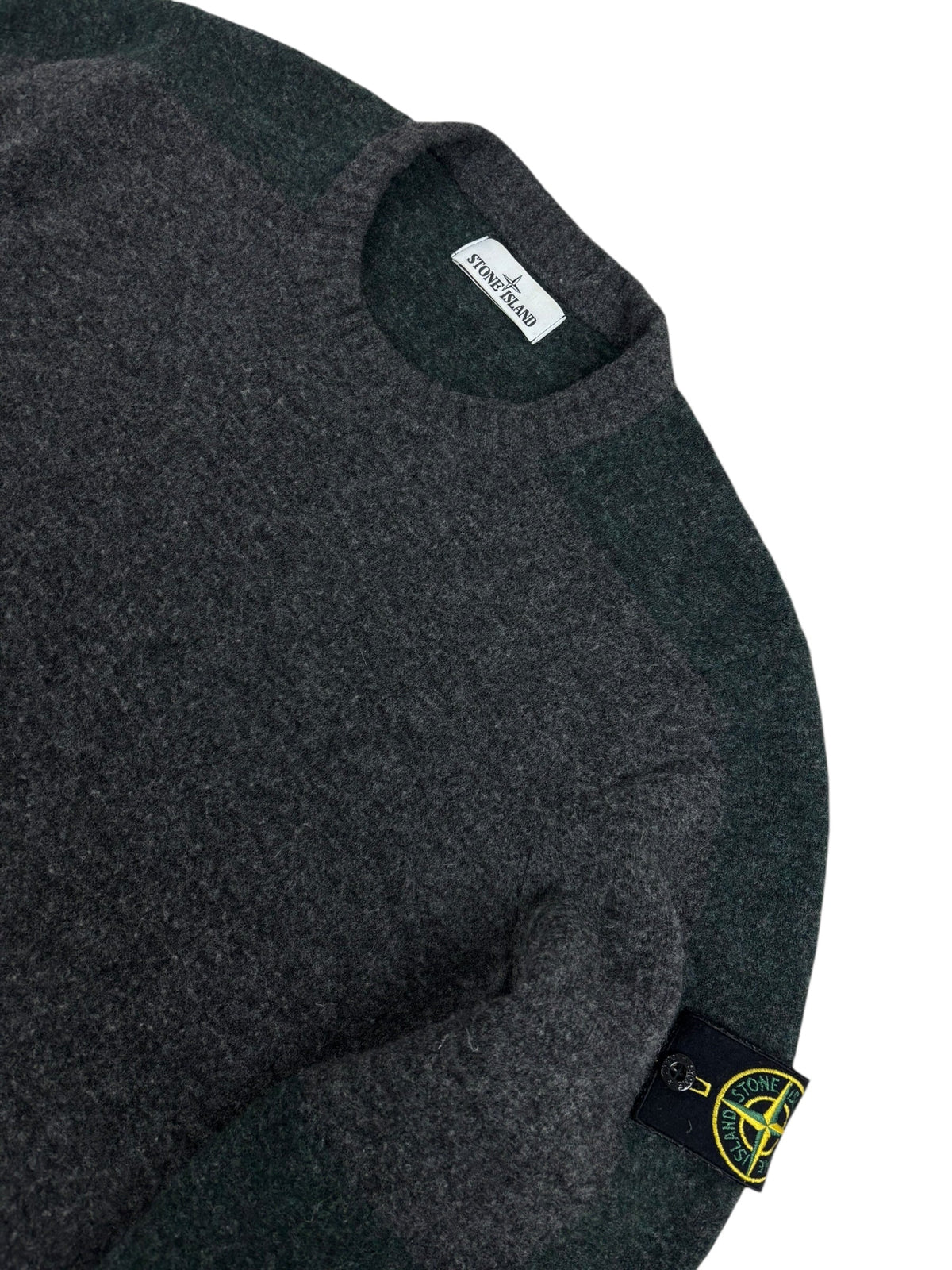 Sweat Stone Island gris taille L - Vue de dos