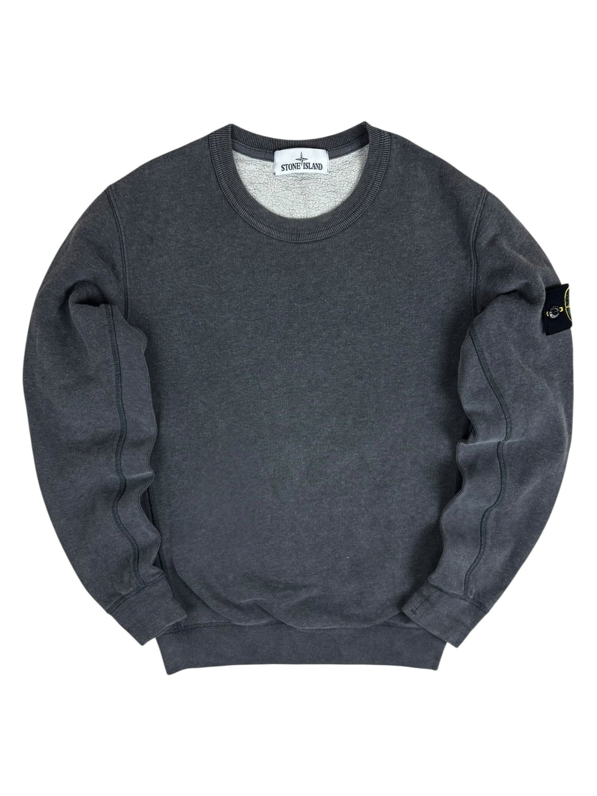 Sweat Stone Island gris taille S - Vue de face