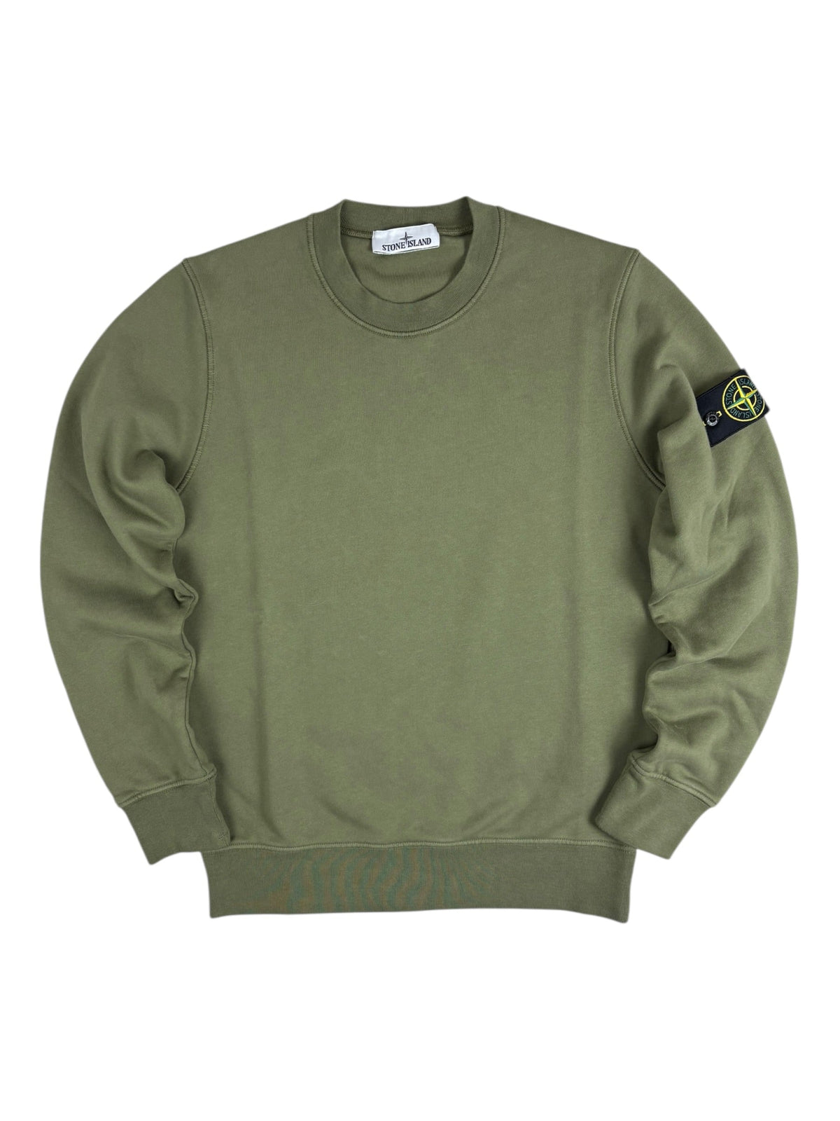 Sweat Stone Island kaki taille S - Vue de face