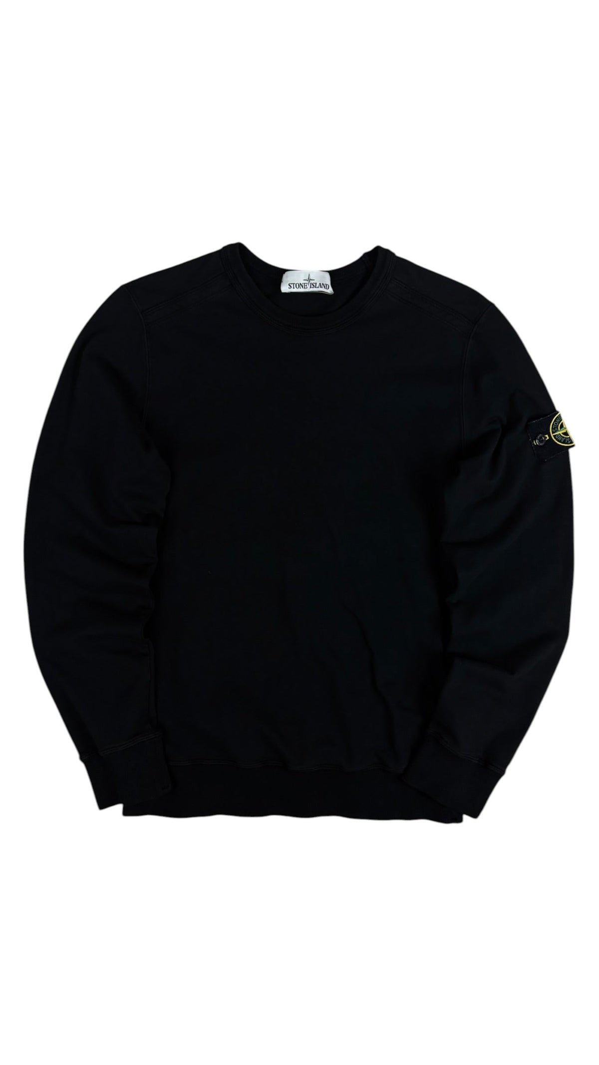Sweat Stone Island noir taille S - Vue de face