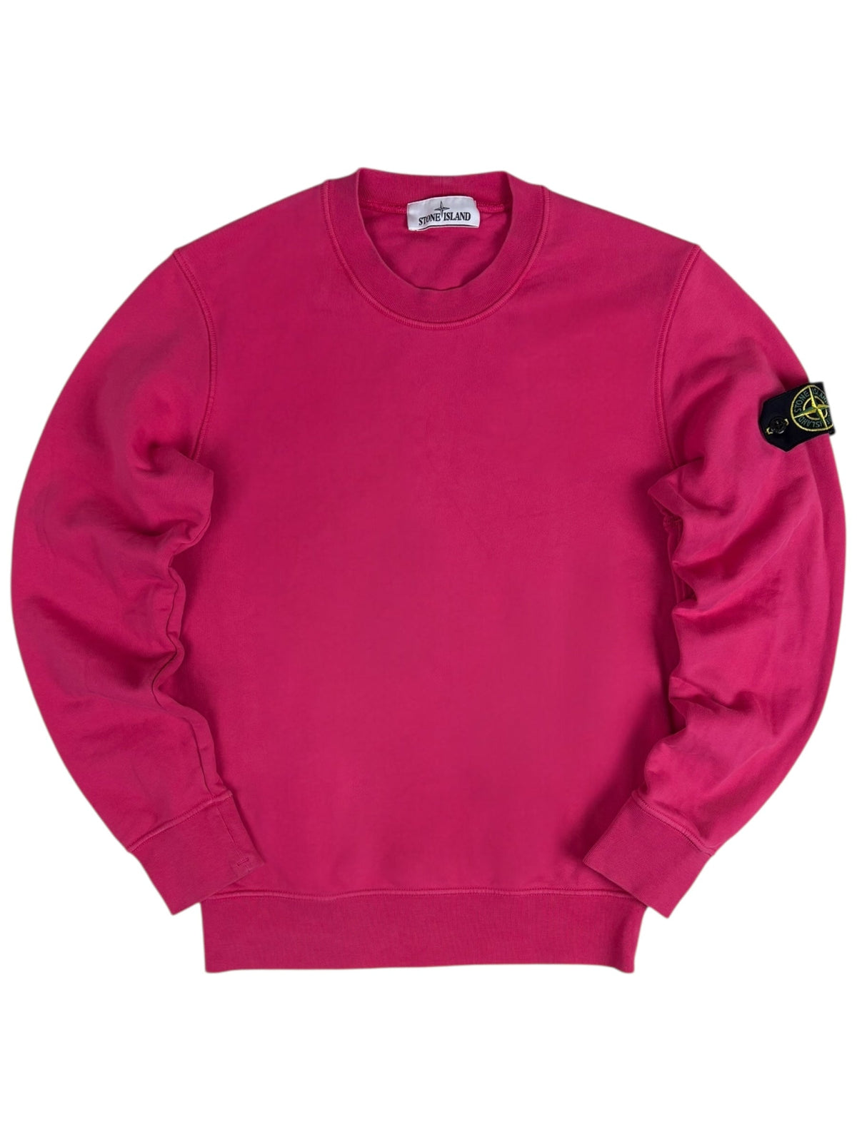 Sweat Stone Island rose taille S - Vue de face