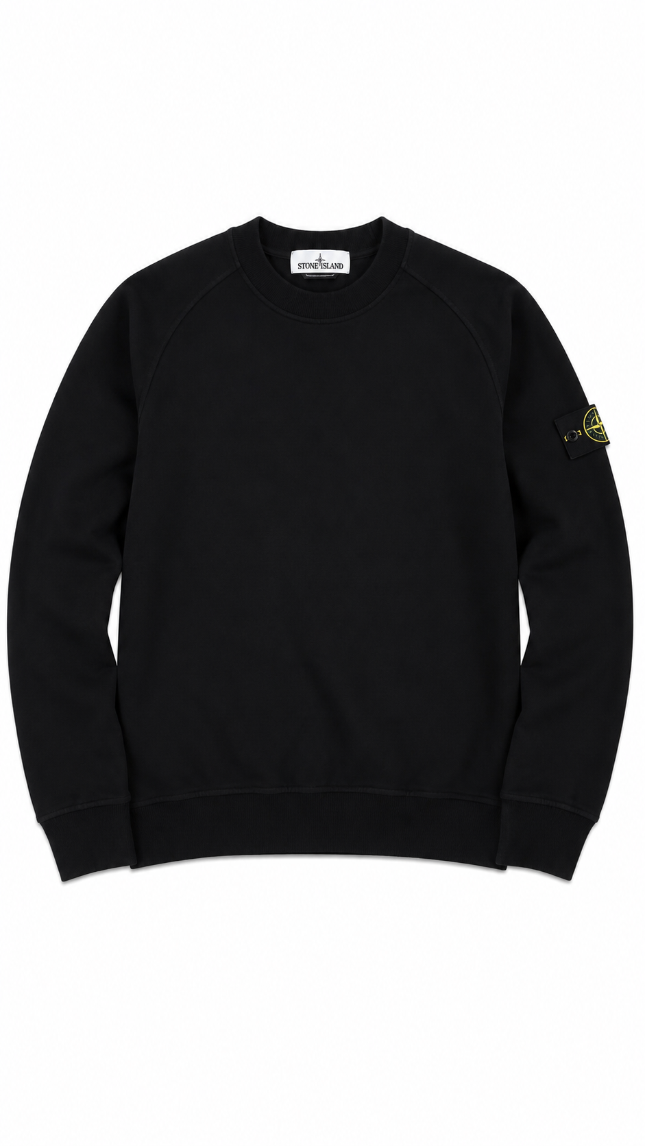 Sweat-shirt Crewneck Stone Island noir taille M, seconde main authentifiée NB08 — vue 1