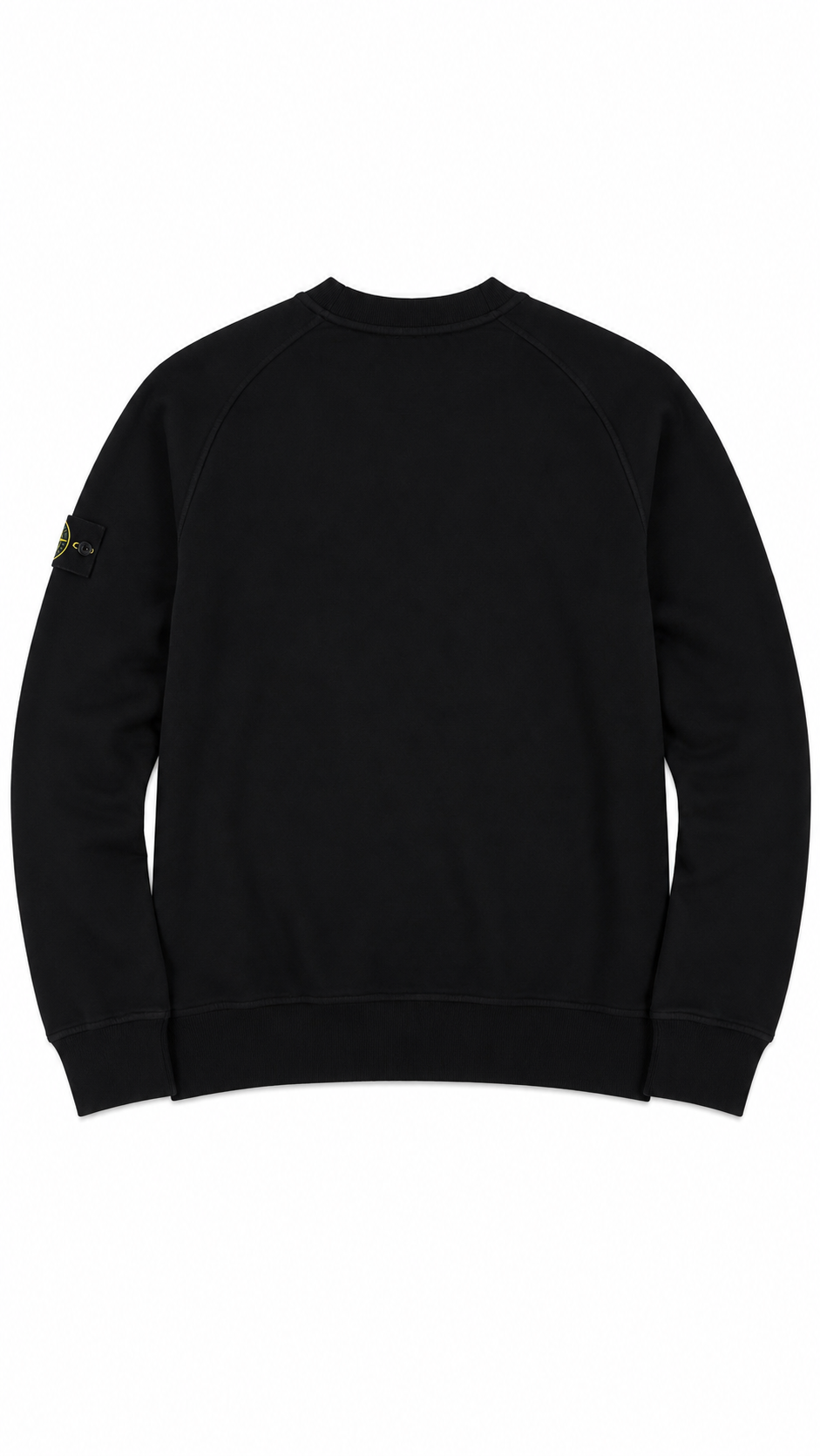 Sweat-shirt Crewneck Stone Island noir, vue de dos — vue 2
