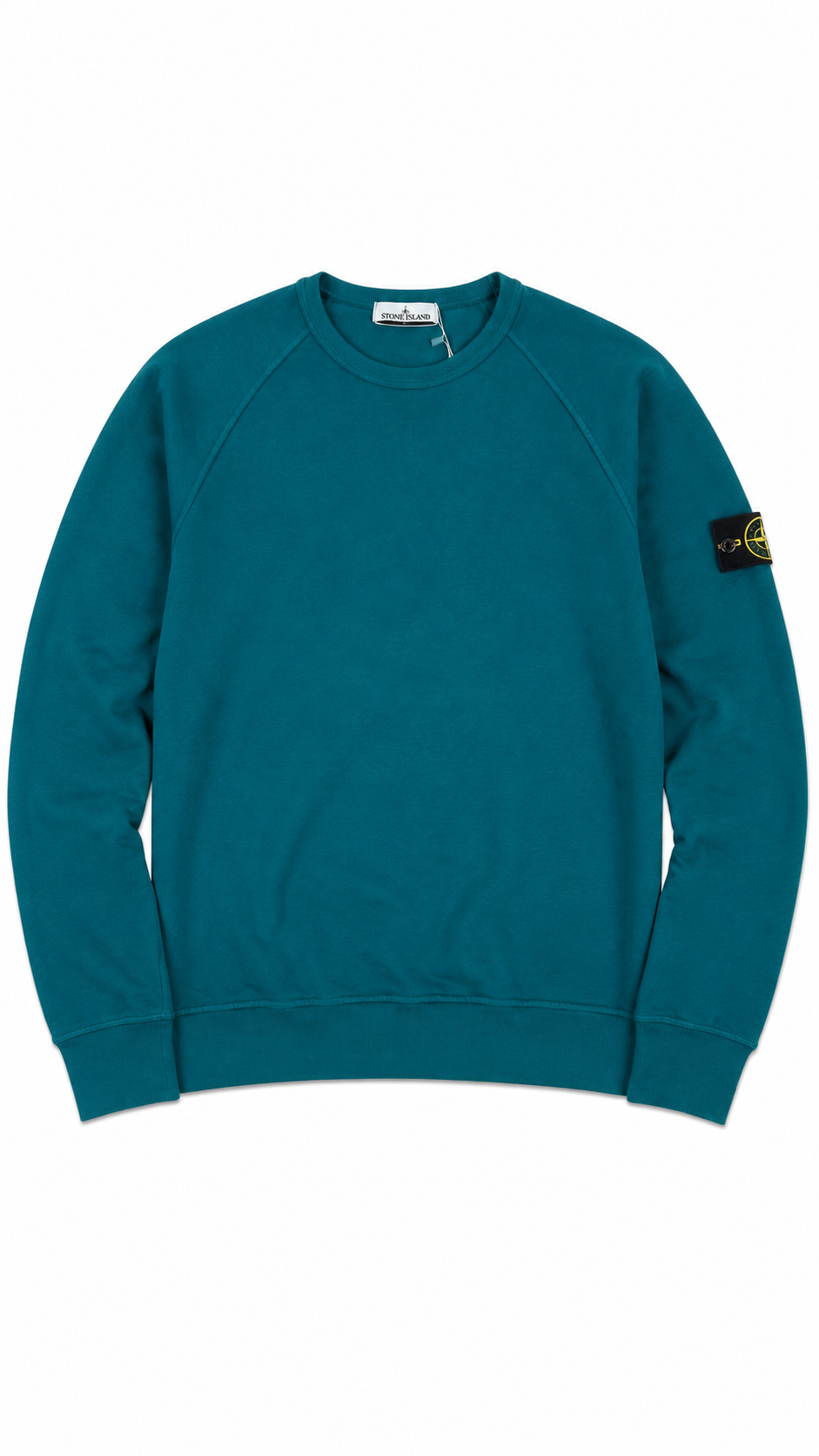 Sweat-shirt Crewneck Stone Island vert pétrole taille M, seconde main authentifiée NB08 — vue 1