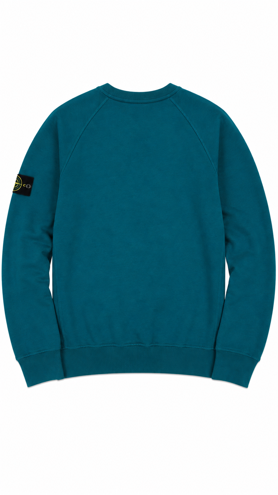 Sweat-shirt Crewneck Stone Island vert pétrole, vue de dos — vue 2