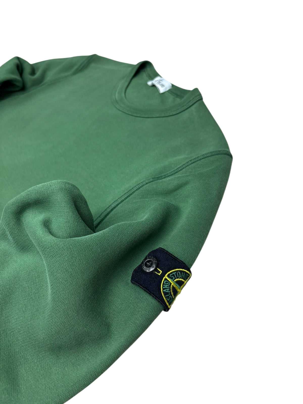 Sweat Stone Island vert taille 12 ans - Vue de dos
