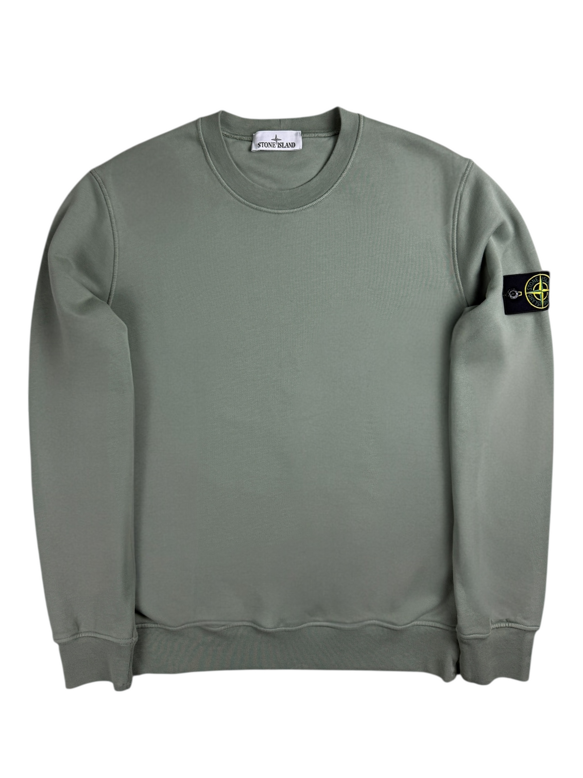 Sweat Stone Island vert taille L - Vue de face