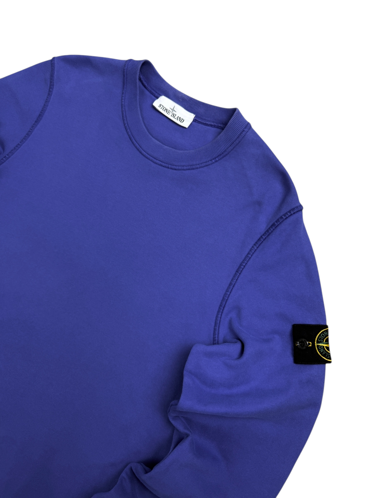 Sweat Stone Island violet taille M - Vue de dos