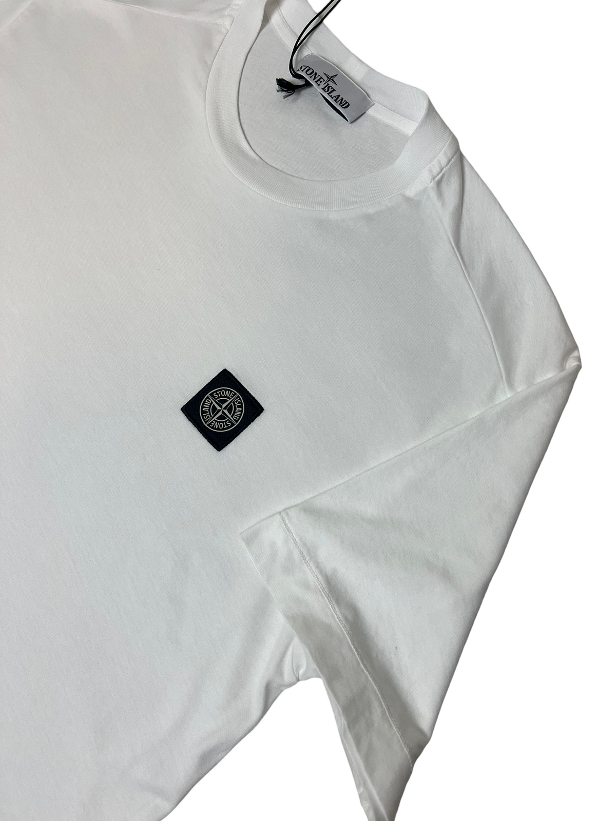 Veste Stone Island blanc taille S - Détail