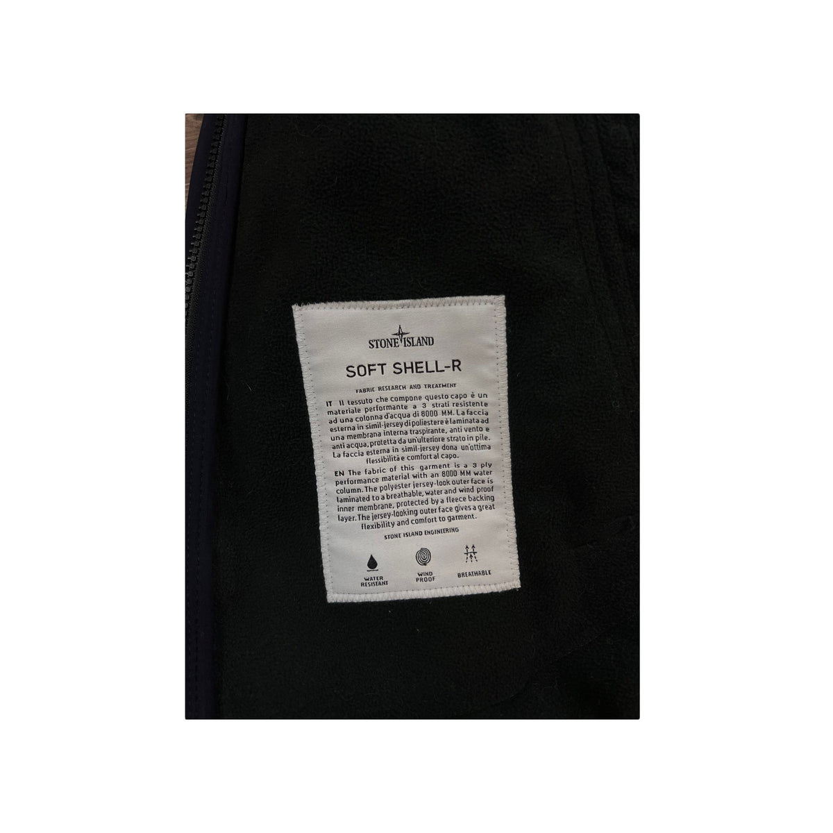 VESTE STONE ISLAND SOFT SHELL-R - NB08