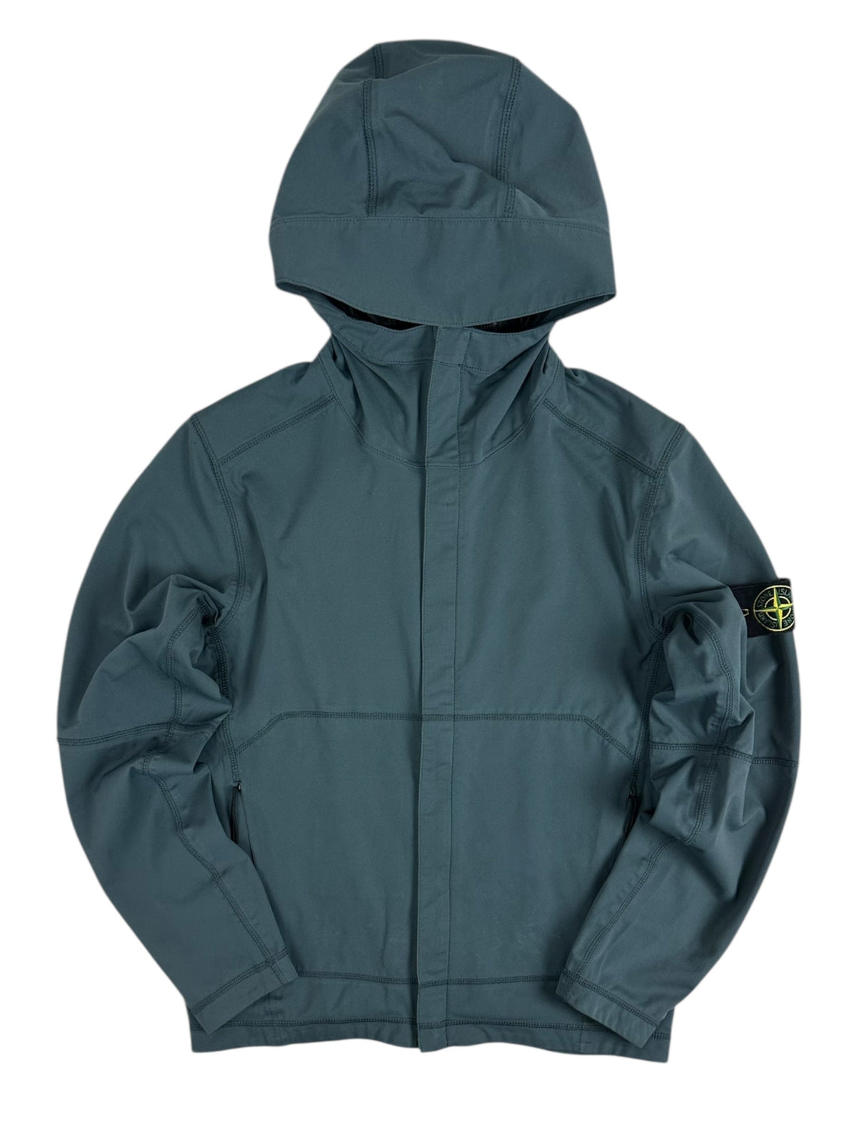 Veste Stone Island bleu pétrole taille S - Vue de face