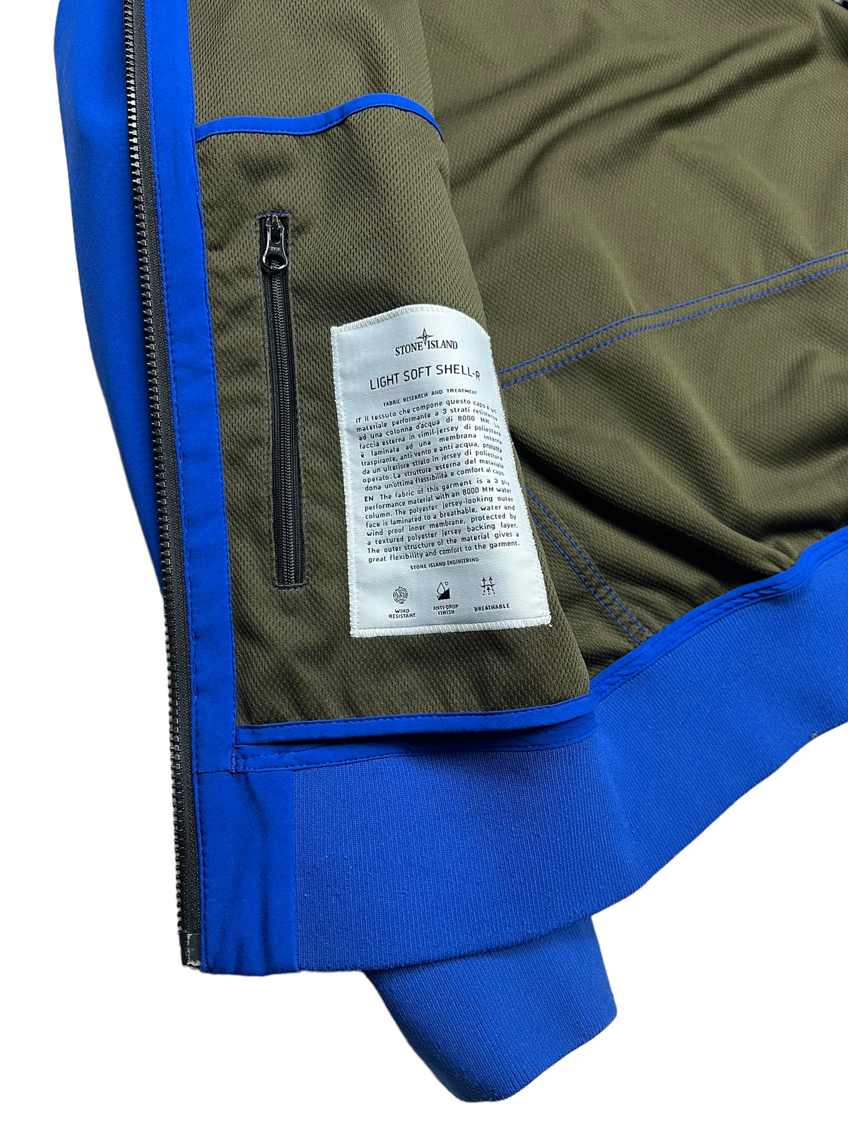 Veste Stone Island bleu taille S - Détail