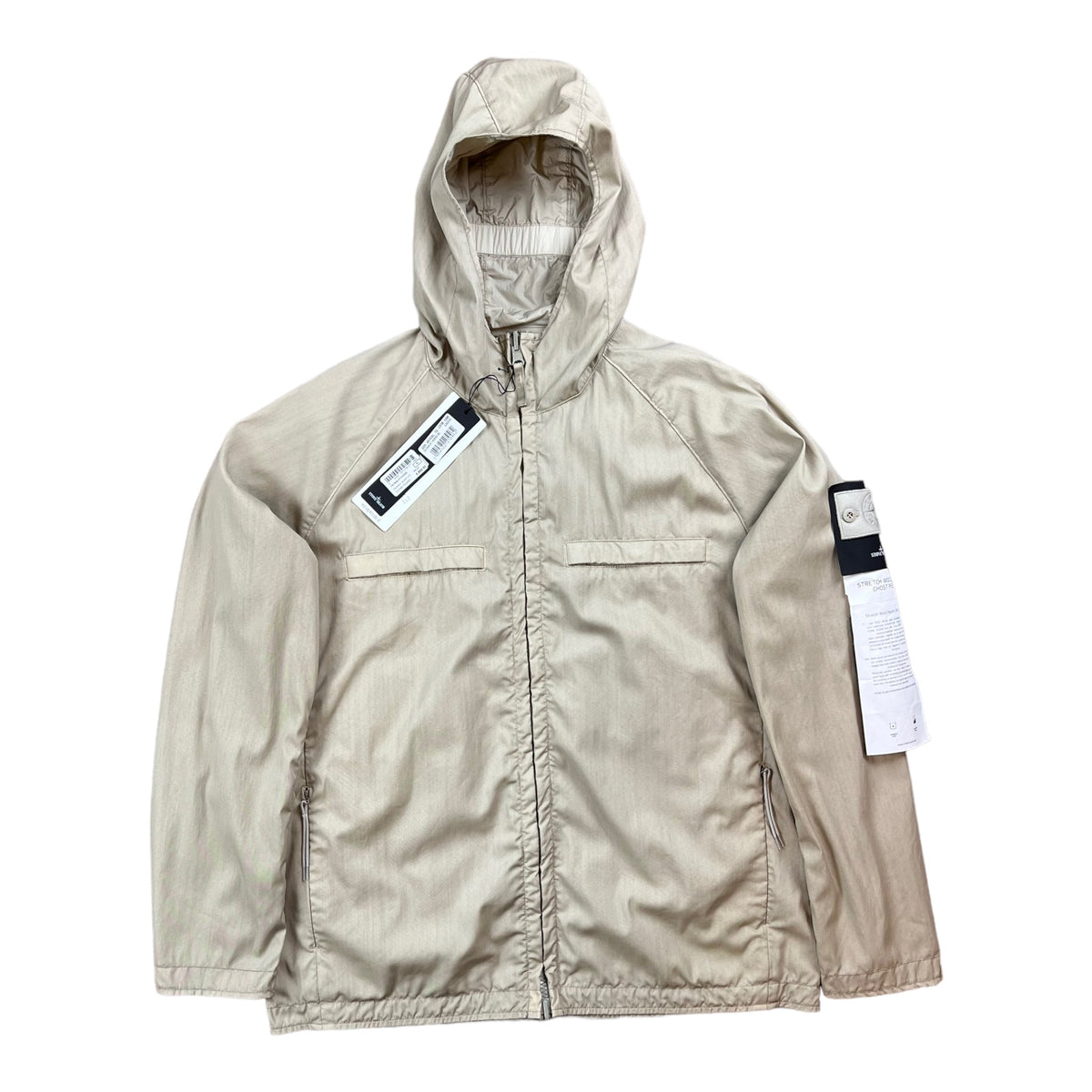 VESTE RÉVERSIBLE STONE ISLAND STRETCH WOOL NYLON GHOST PIECE - NB08