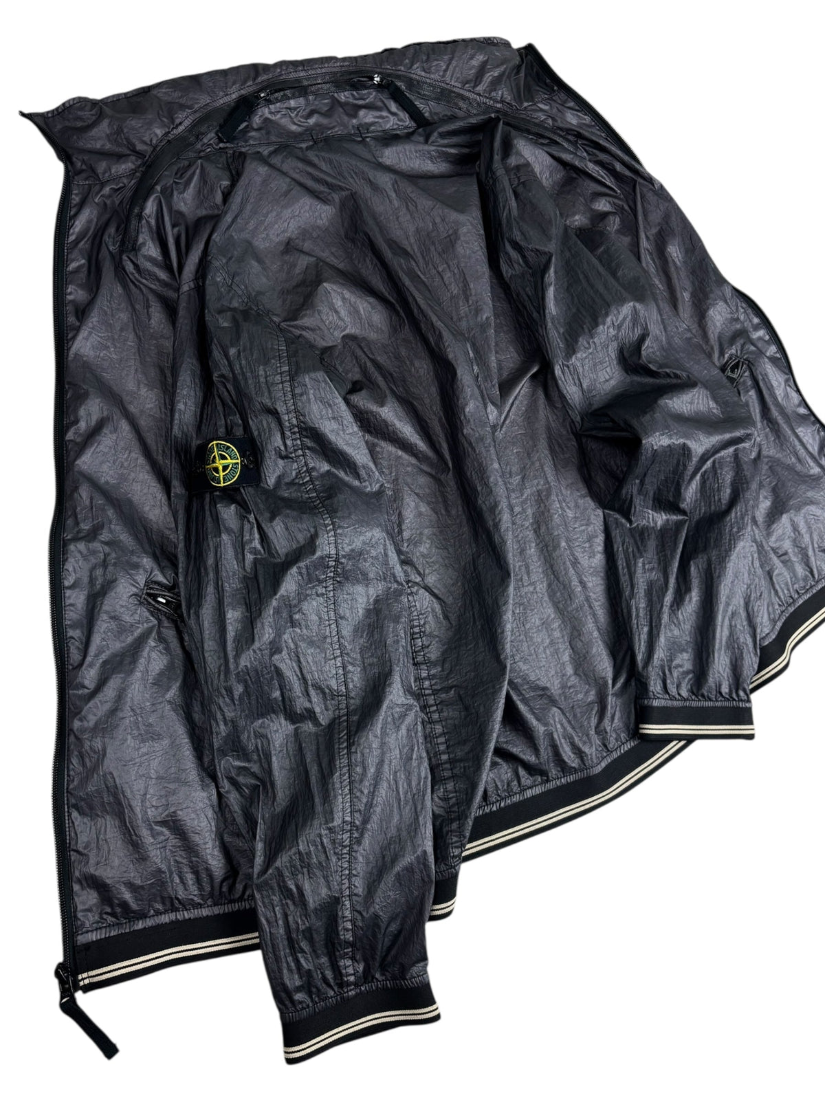 Jacke Stone Island in Grau, Größe 12 Jahre - Detail