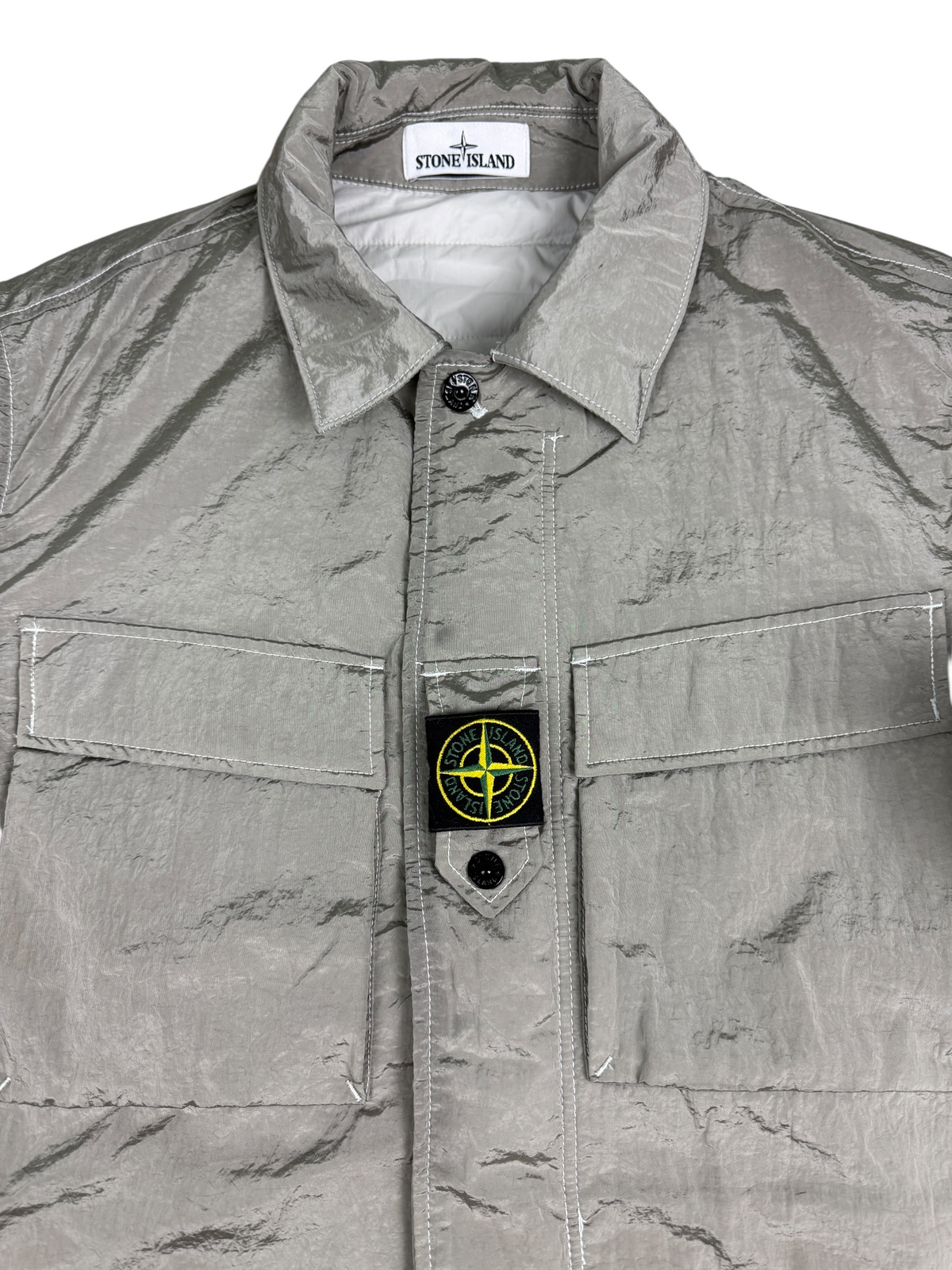 Veste Stone Island gris taille M - Vue de dos