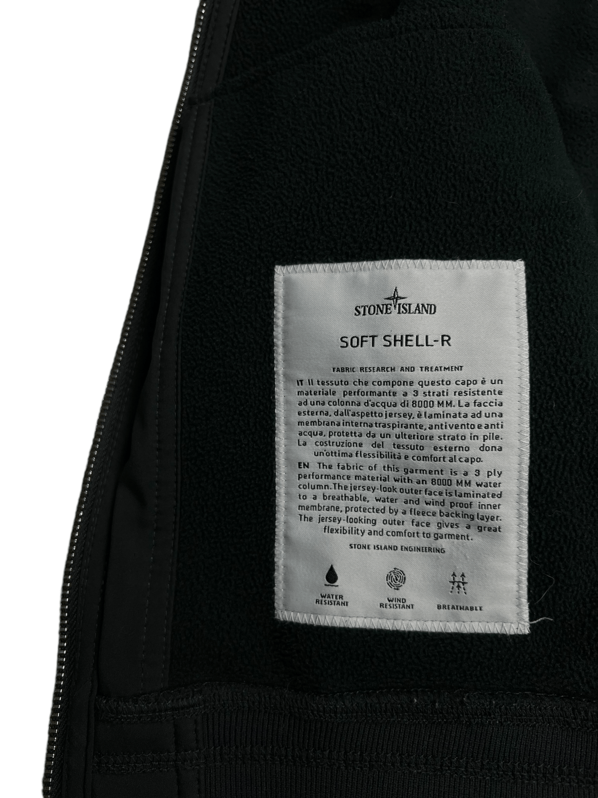 VESTE STONE ISLAND SOFT SHELL - R - NB08 SHOP