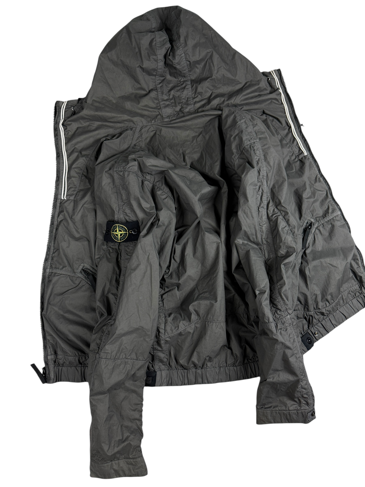Veste Stone Island gris taille XL - Détail