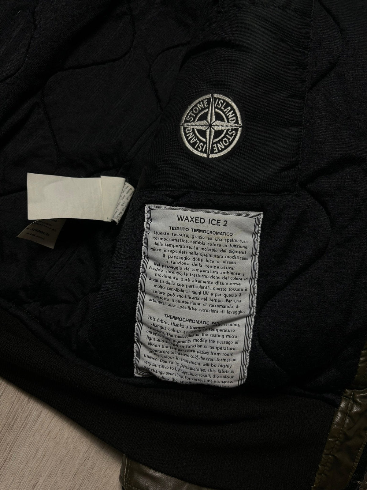 VESTE STONE ISLAND WAXED ICE 2 - NB08 SHOP